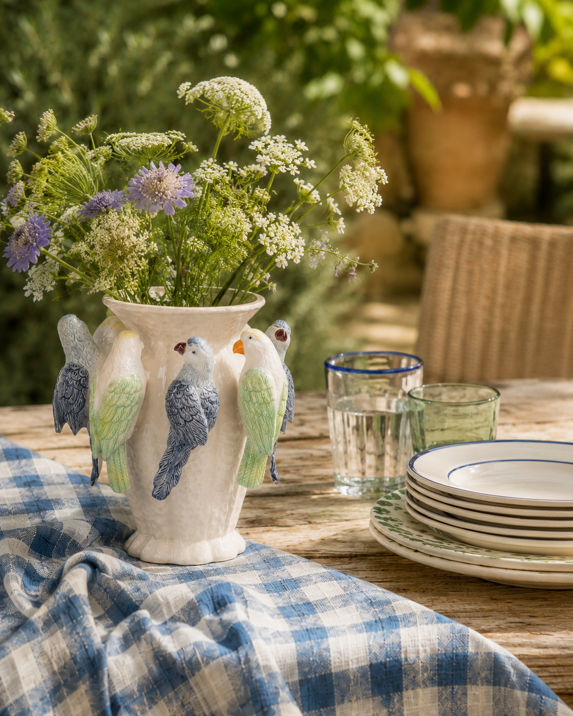 Paradiso Parrot Vase