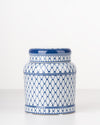 Cobalt Lattice Ginger Jar | Medium
