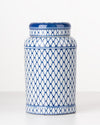 Cobalt Lattice Ginger Jar | Large