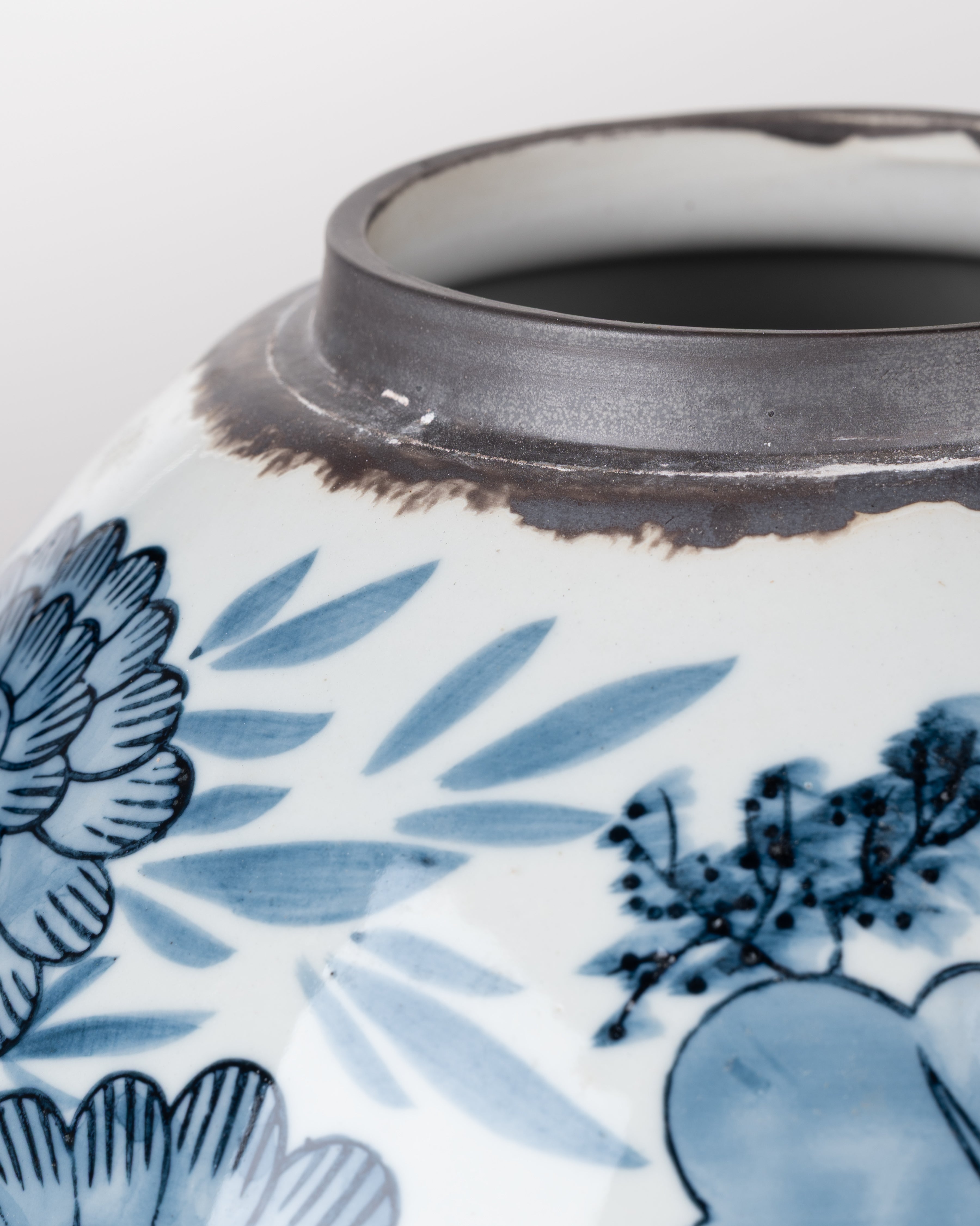 JAR LID FAT WHT/BLU