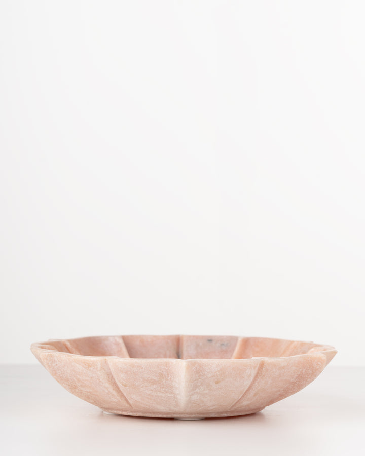 Scalloped Marble Bowl