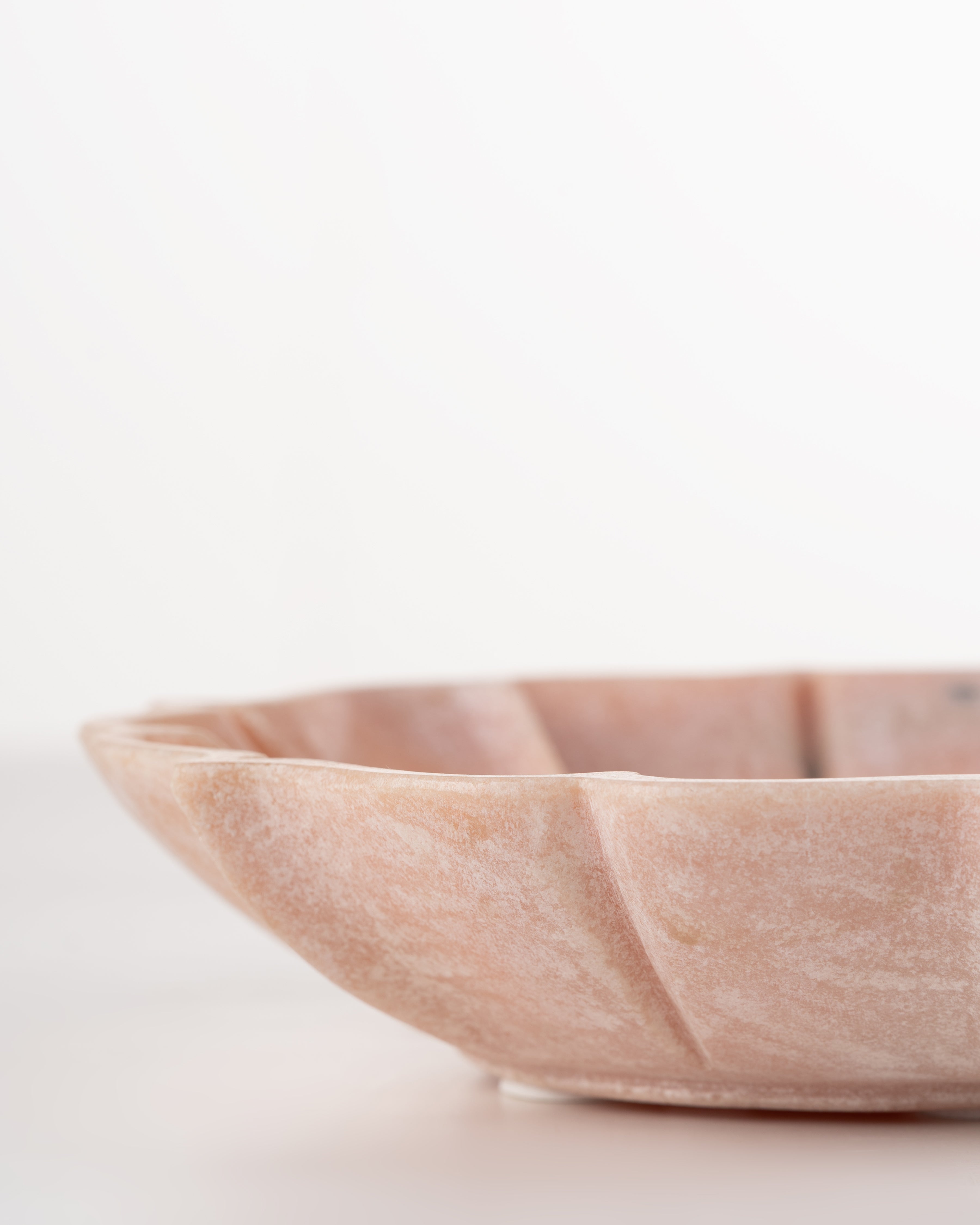 Scalloped Marble Bowl