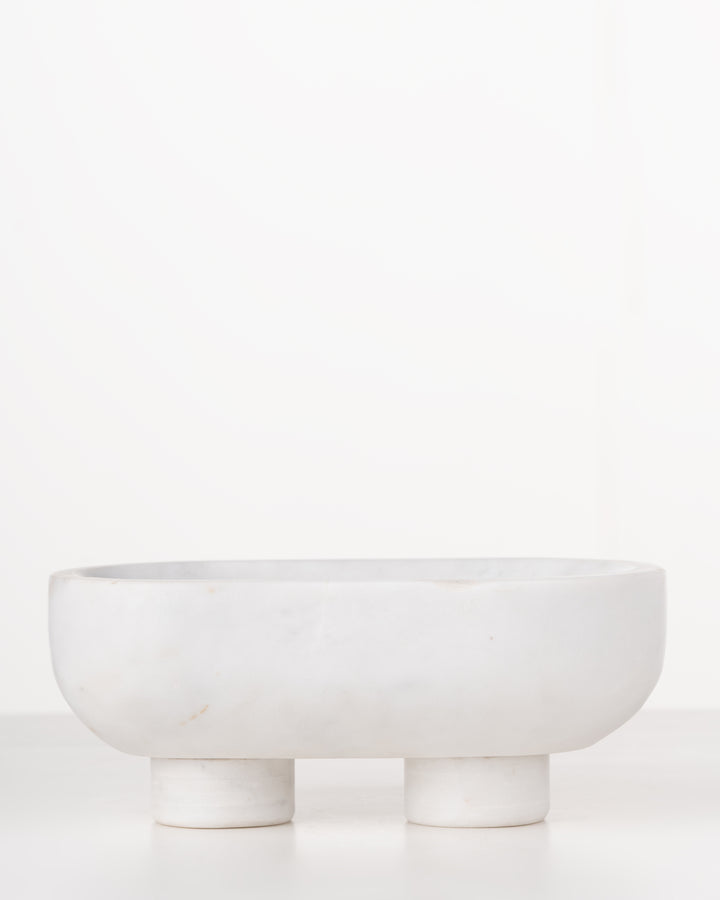 Marble Footed Bowl