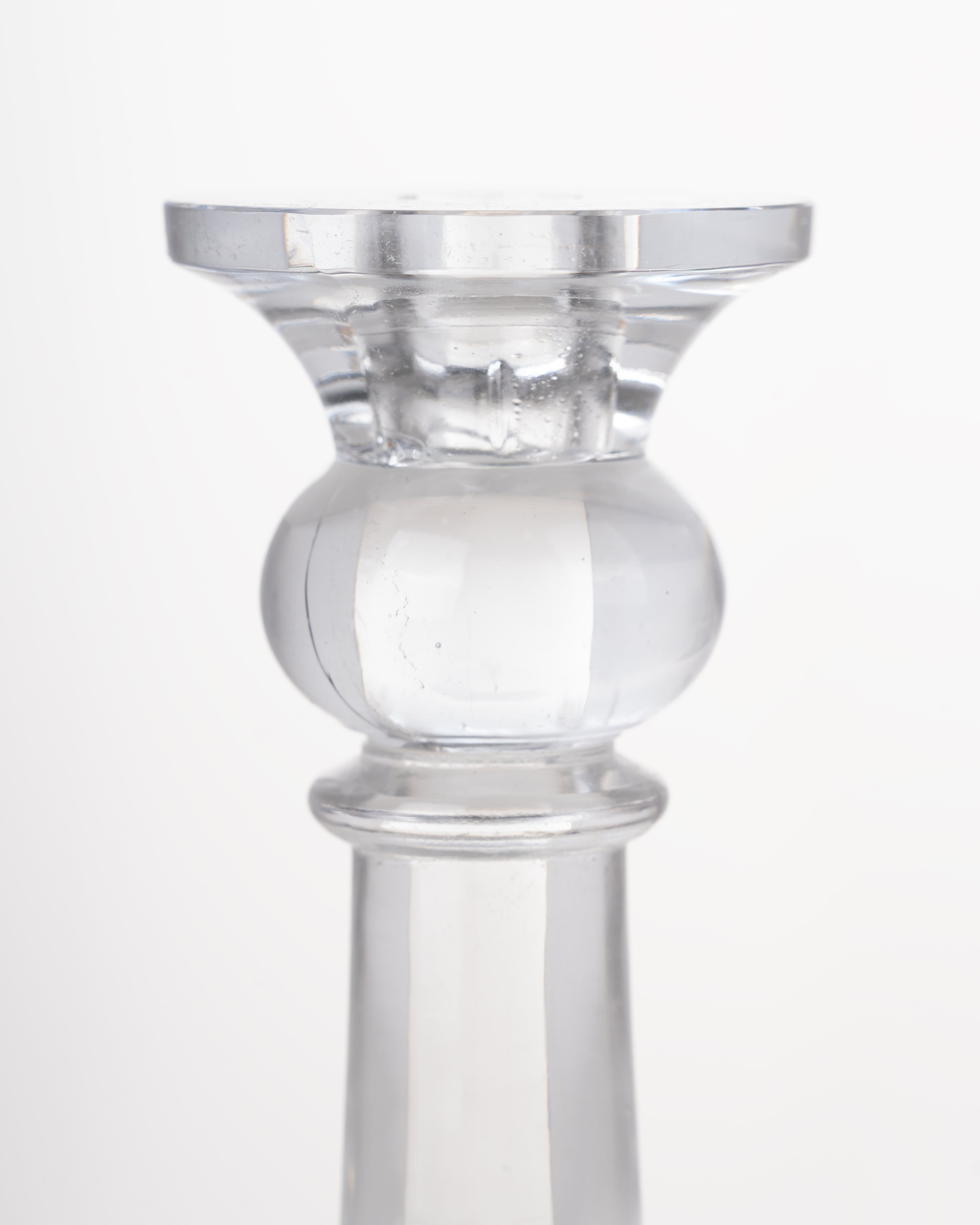 Column Glass Candlestick | Large