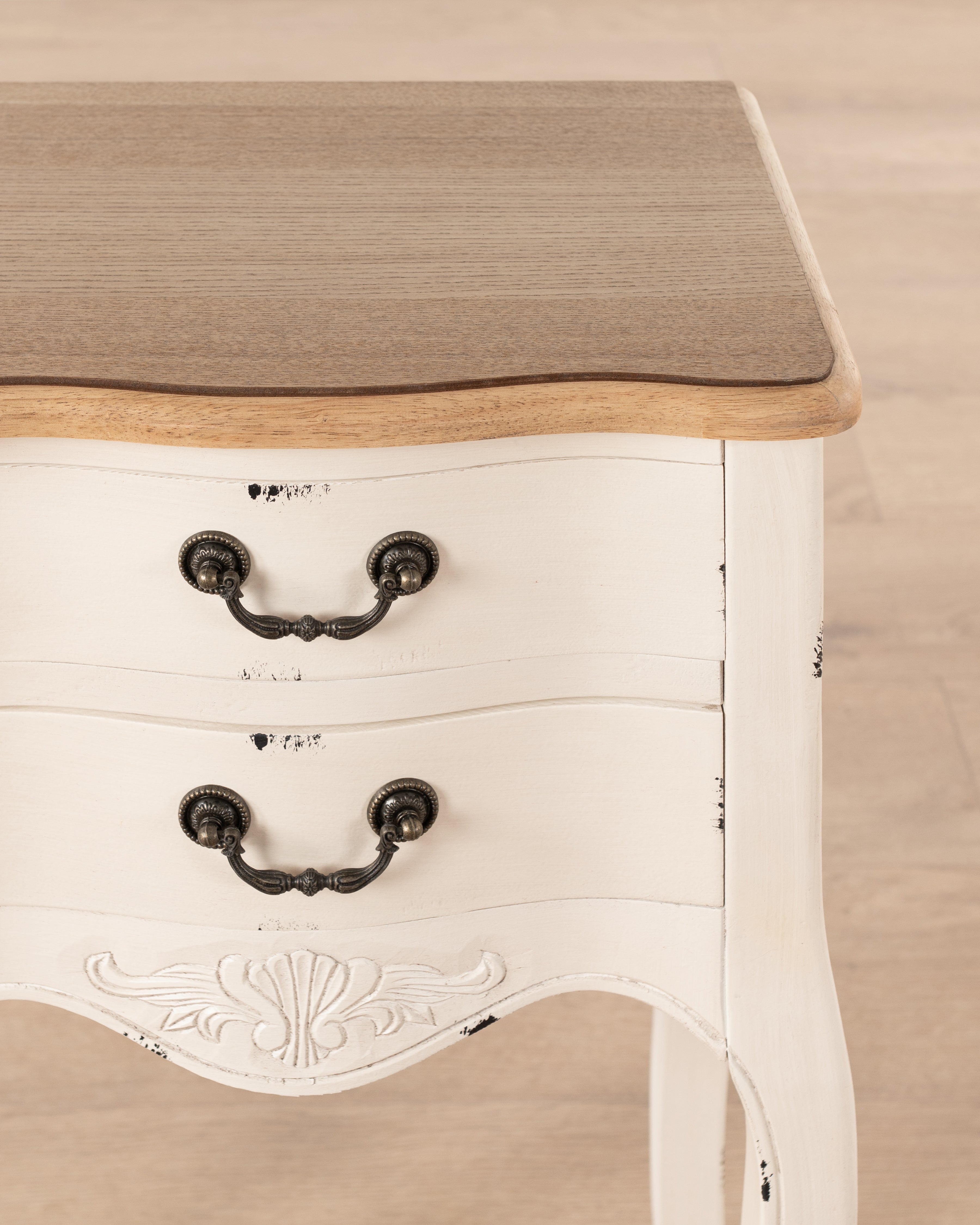 Marie Bedside Table | White