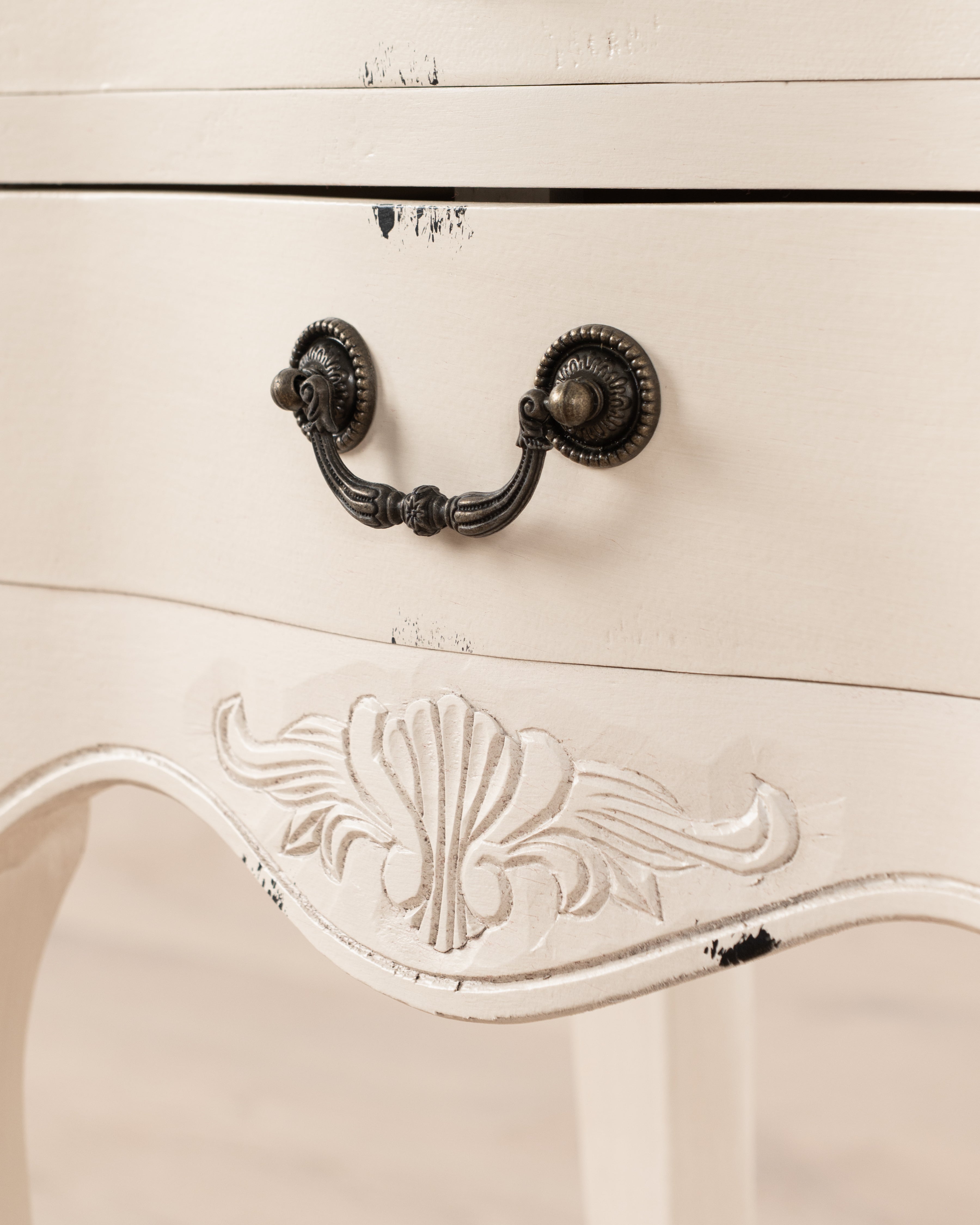 Marie Bedside Table | White