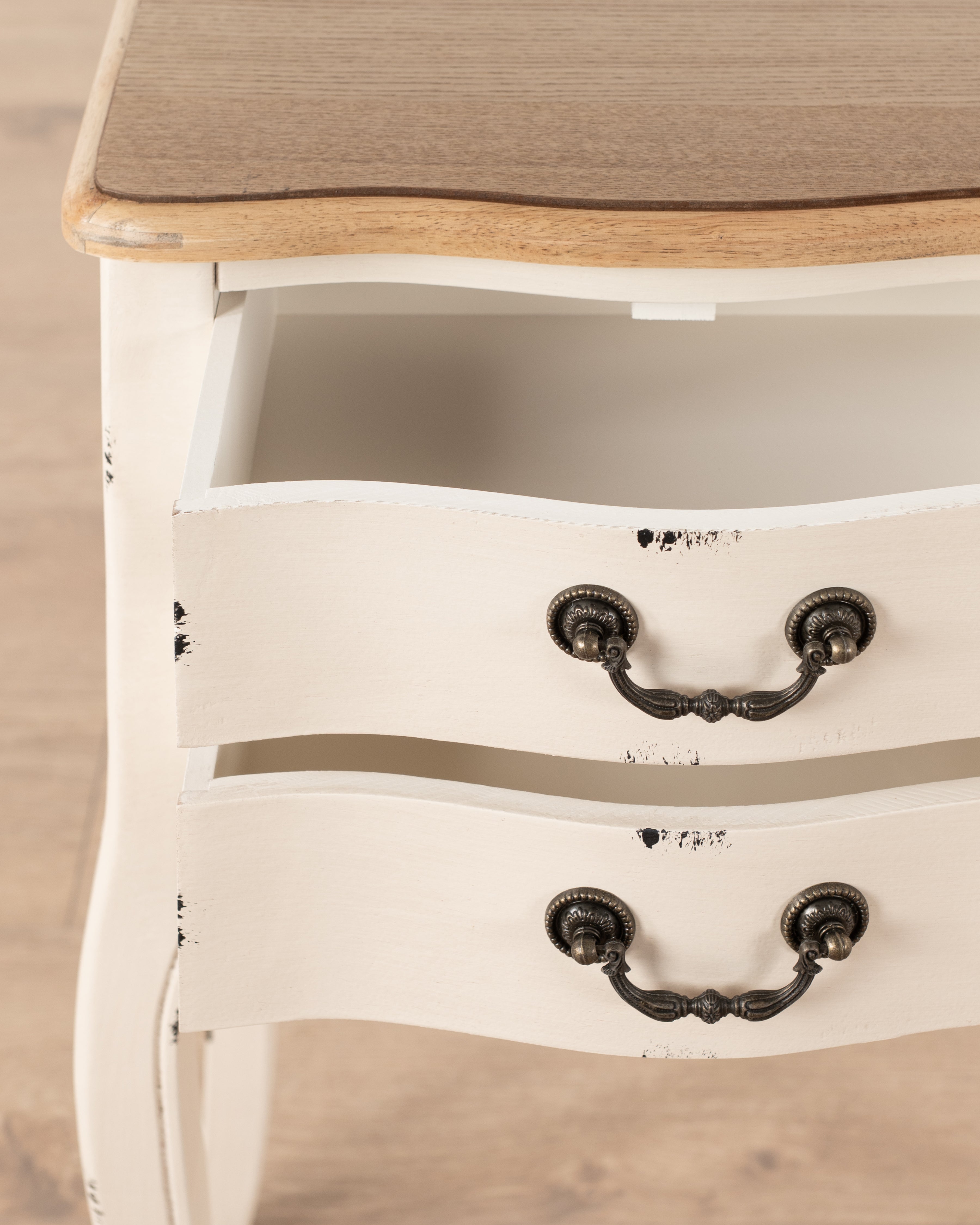 Marie Bedside Table | White