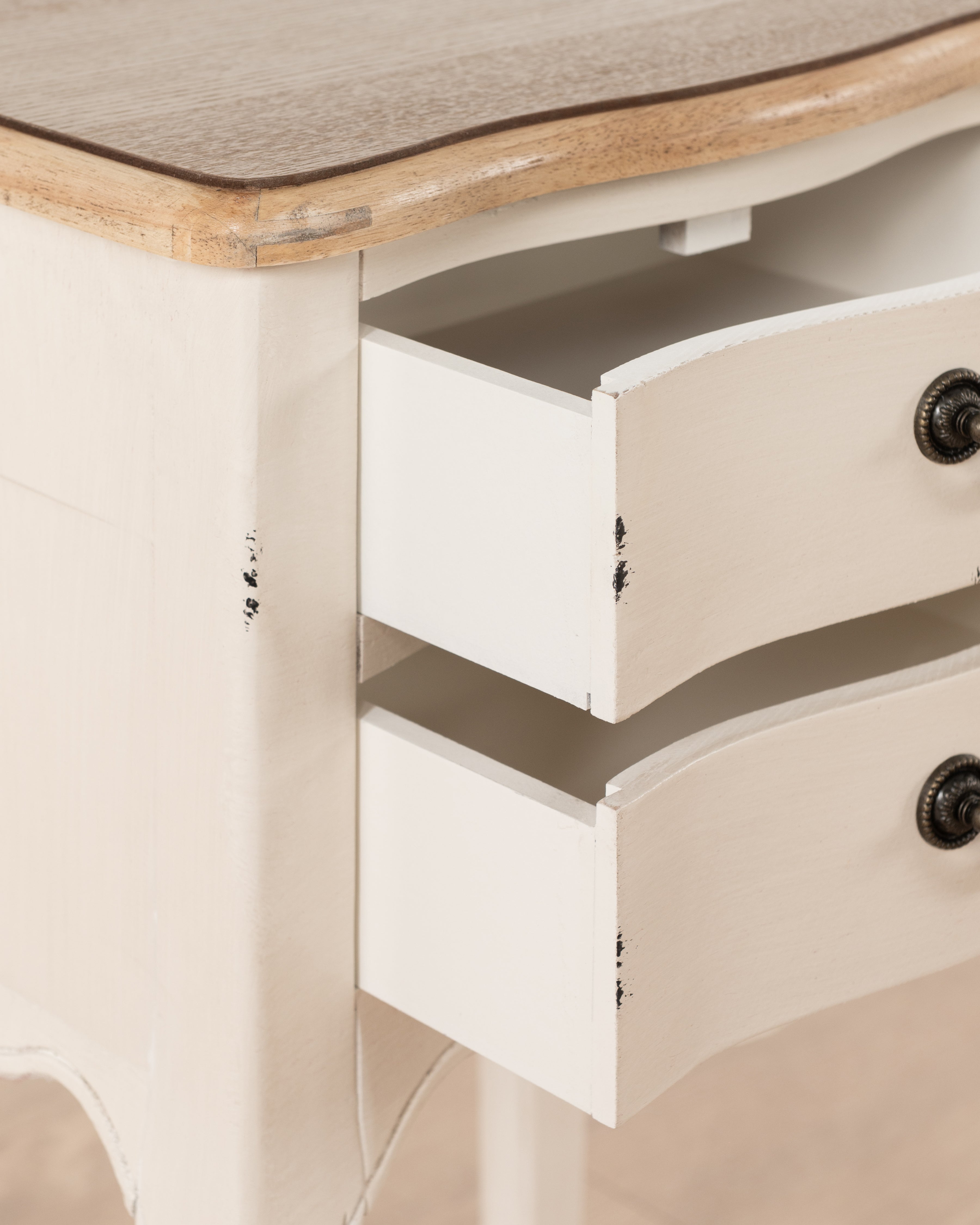 Marie Bedside Table | White