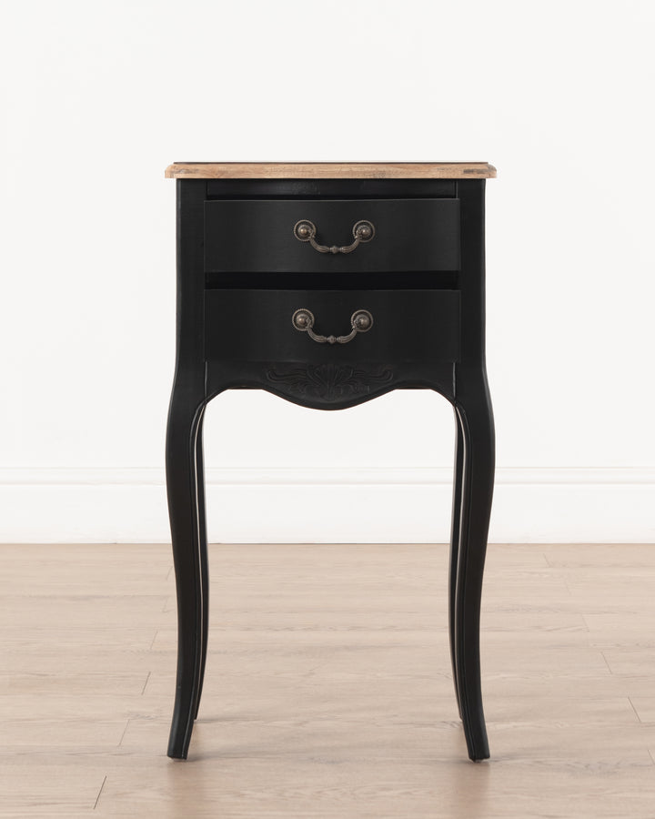 Marie Bedside Table | Black