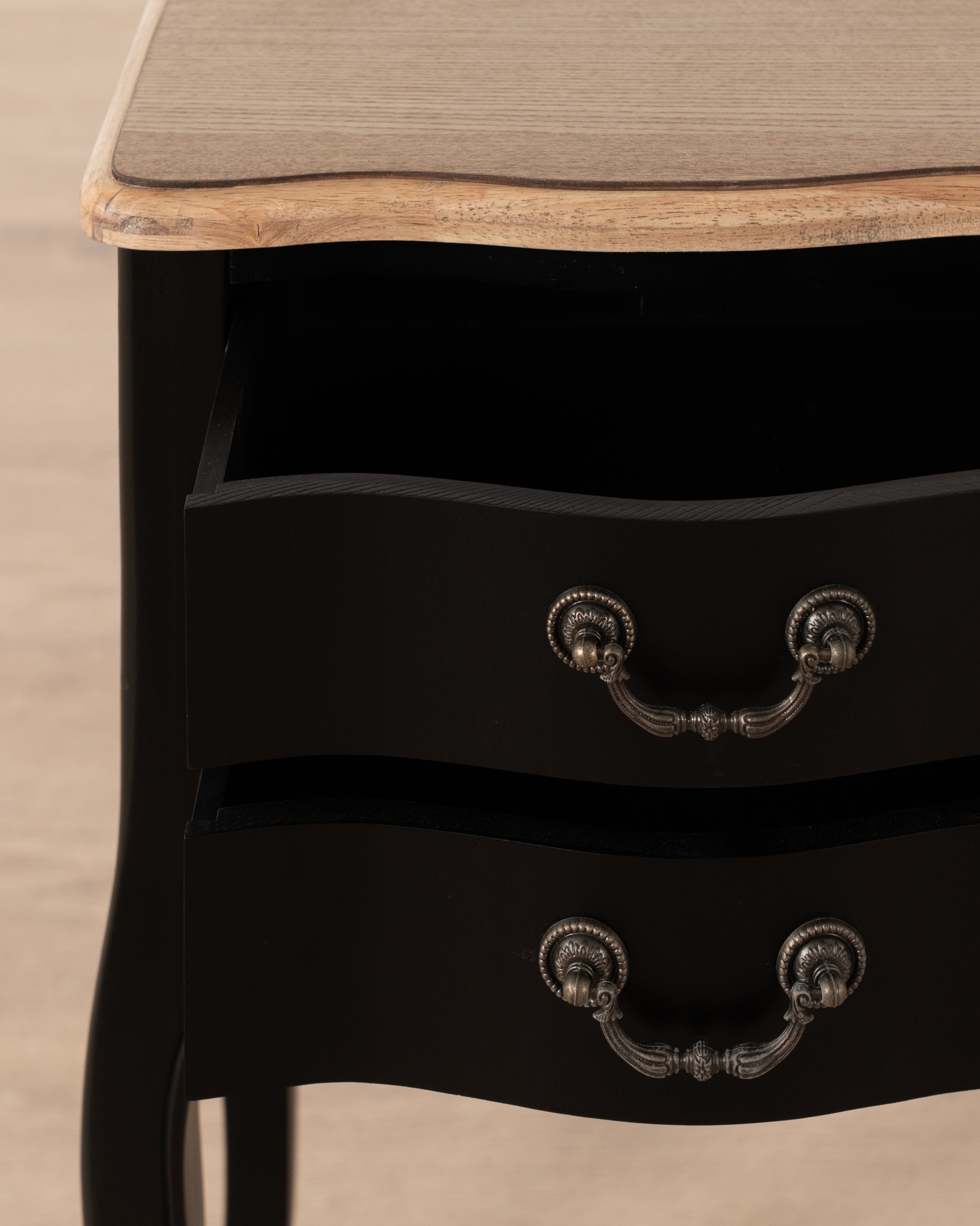 Marie Bedside Table | Black