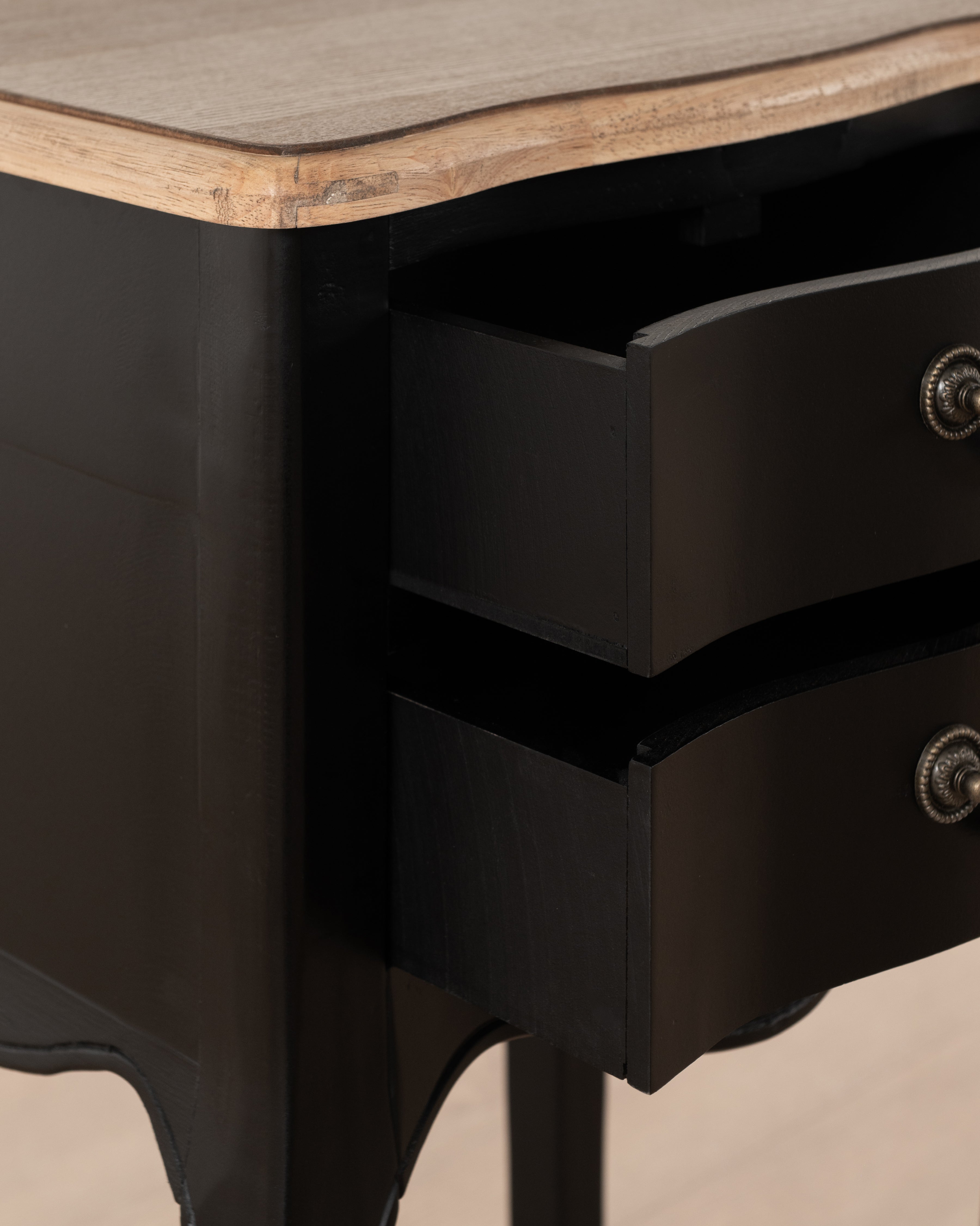 Marie Bedside Table | Black