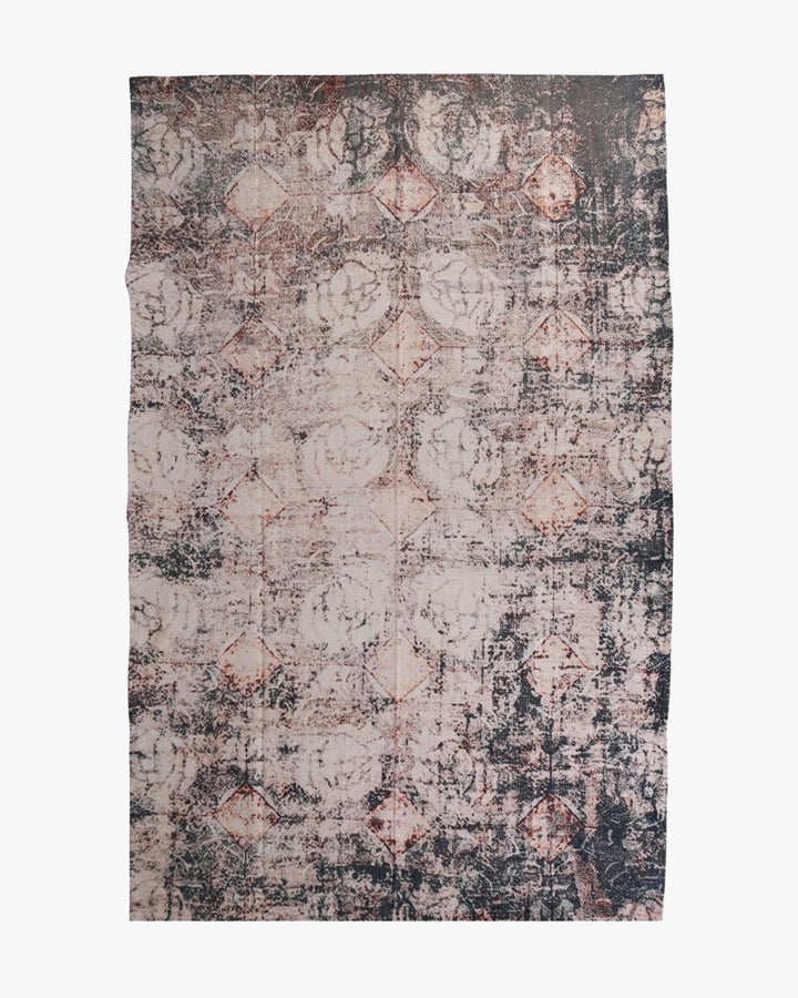 Naksha Rug | Faded Grey Dhurrie