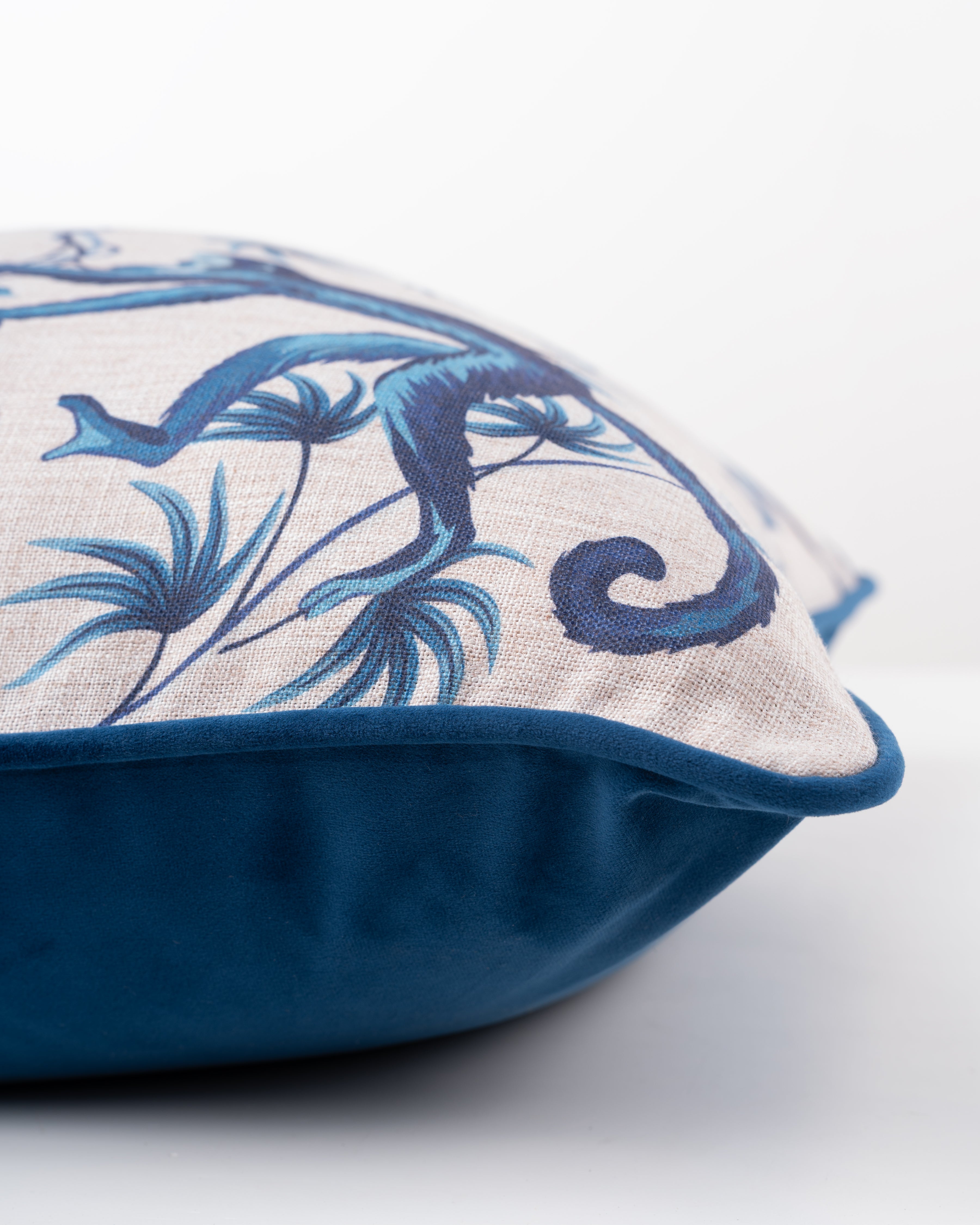 Blue Monkey Cushion