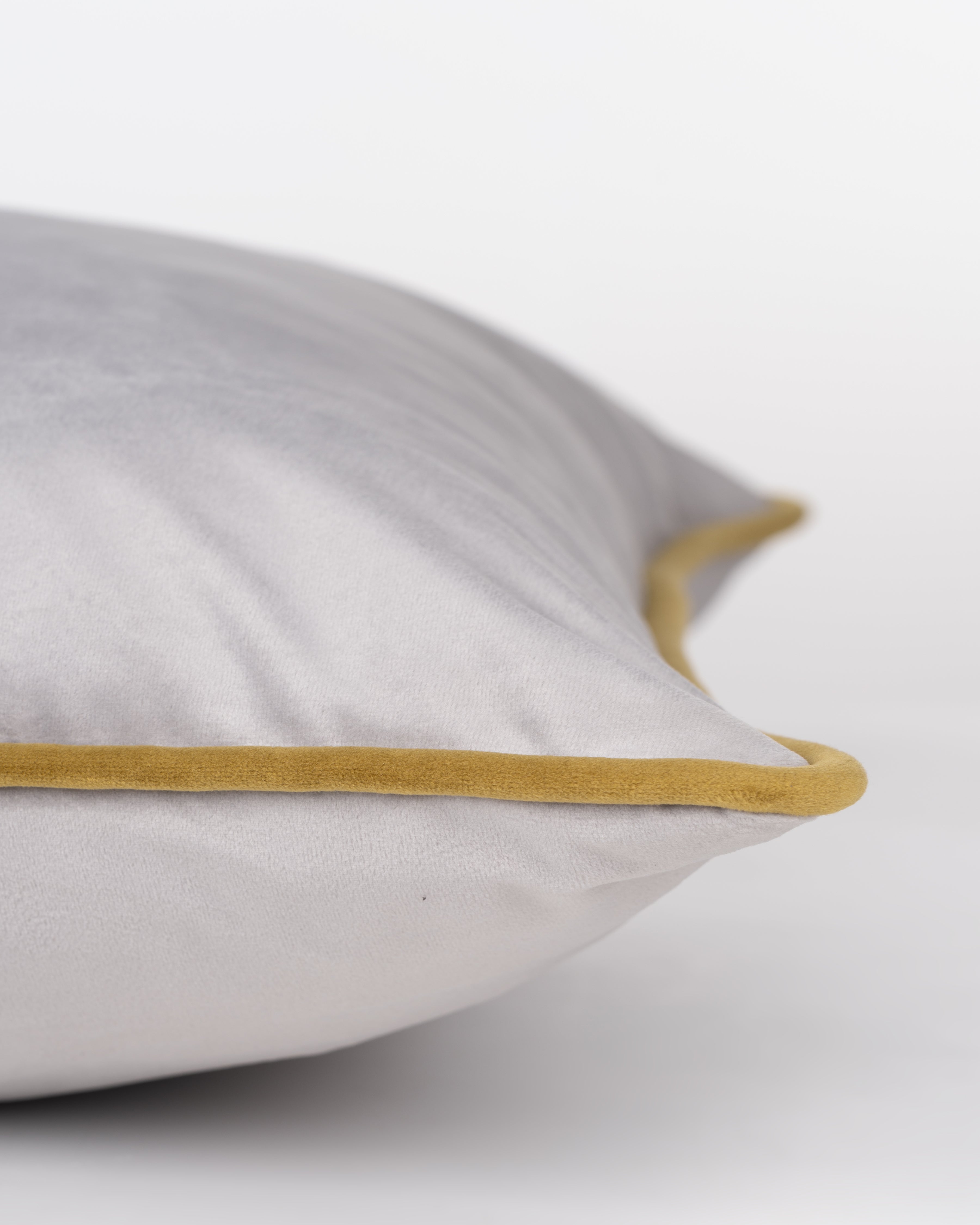 Large Grey Velvet Cushion