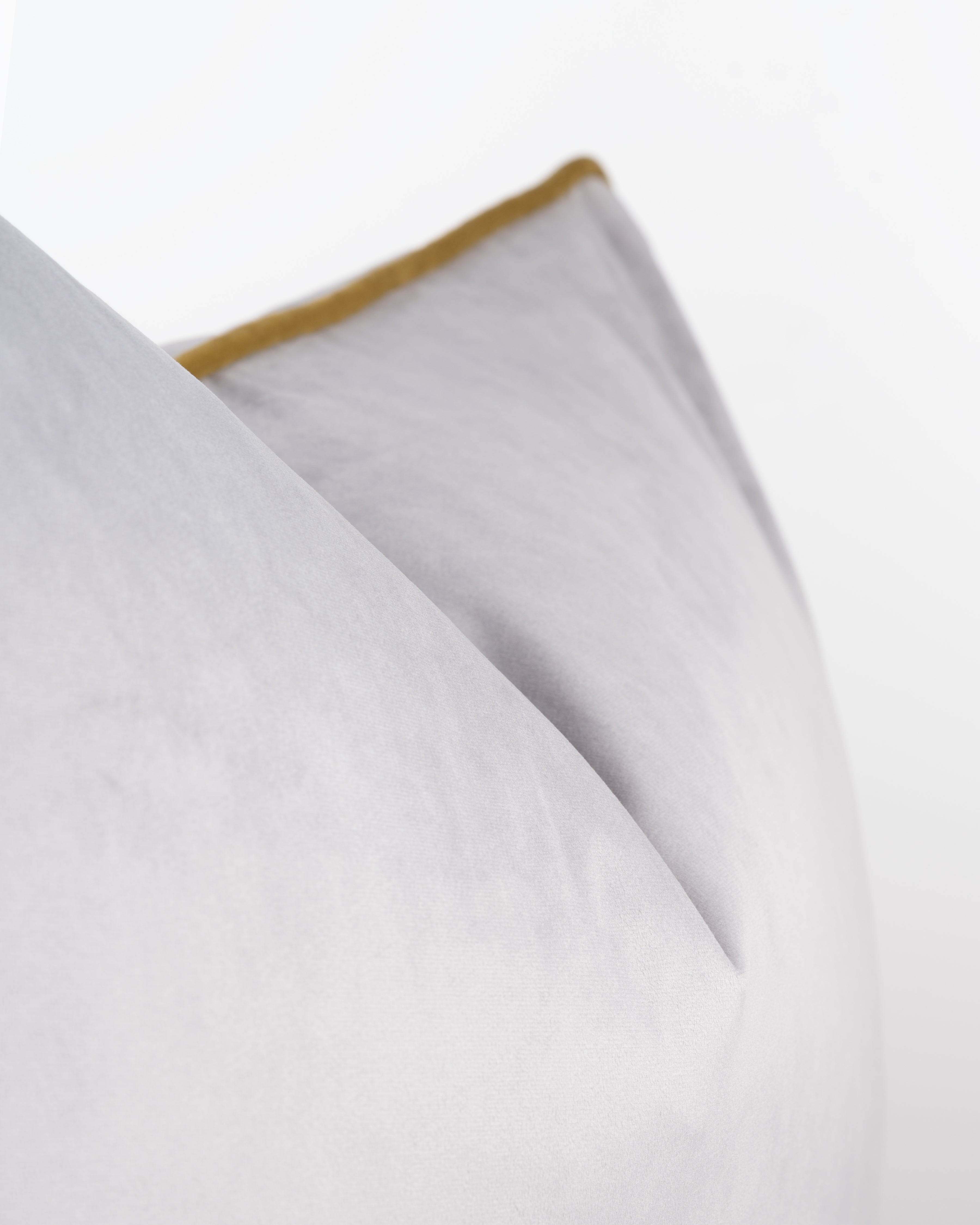 Large Grey Velvet Cushion