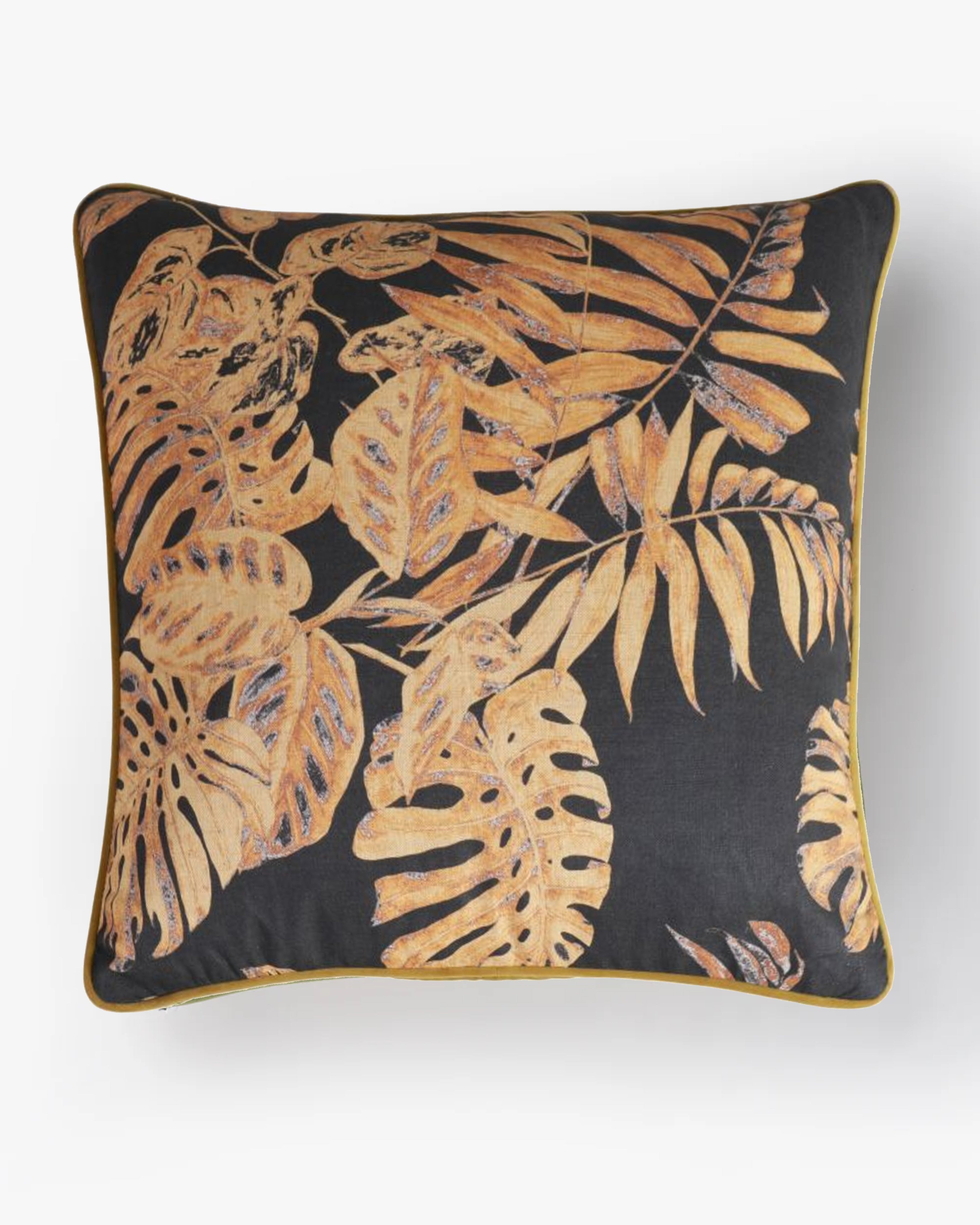 Golden Philodendron Cushion