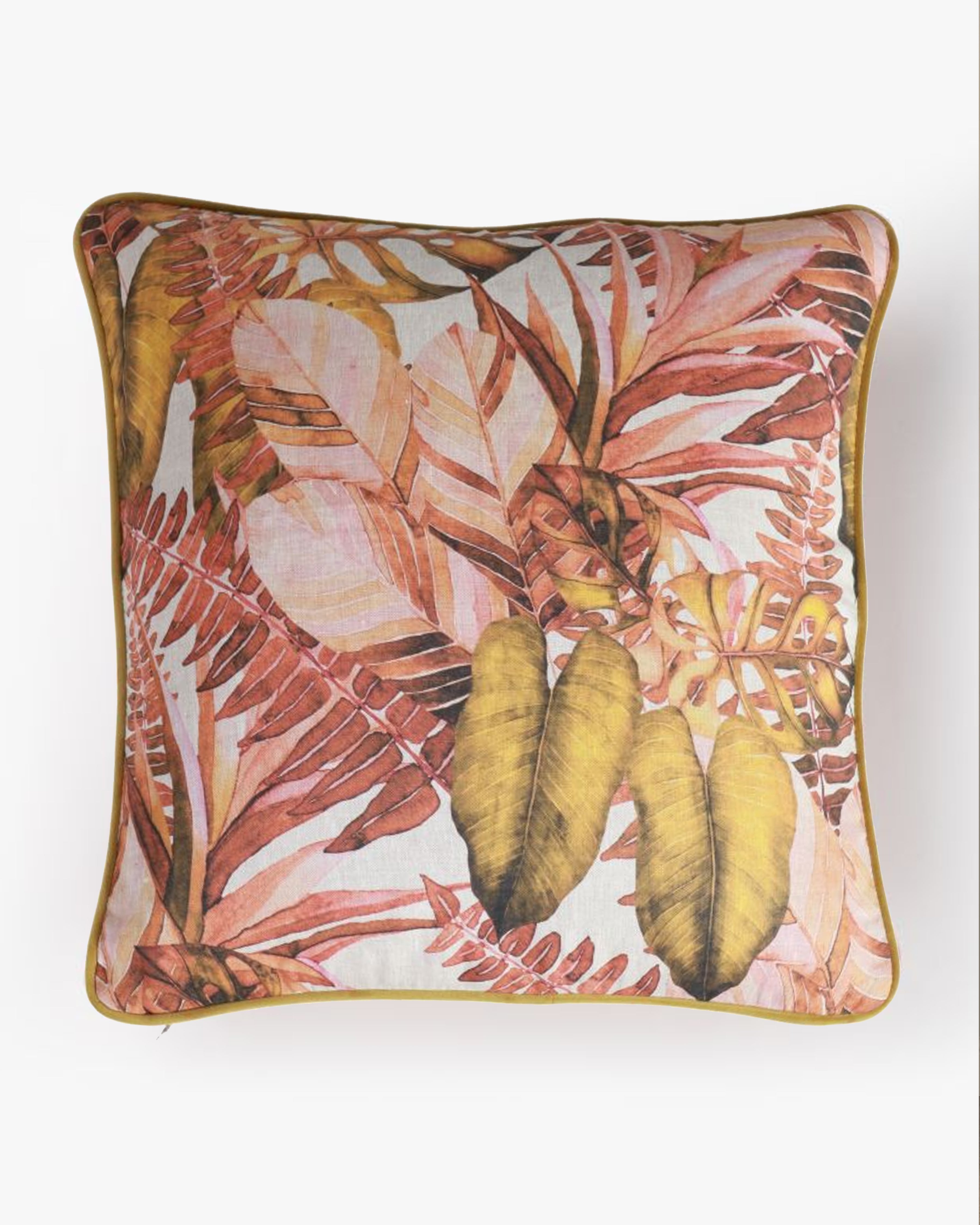 Blush Leaf cushion