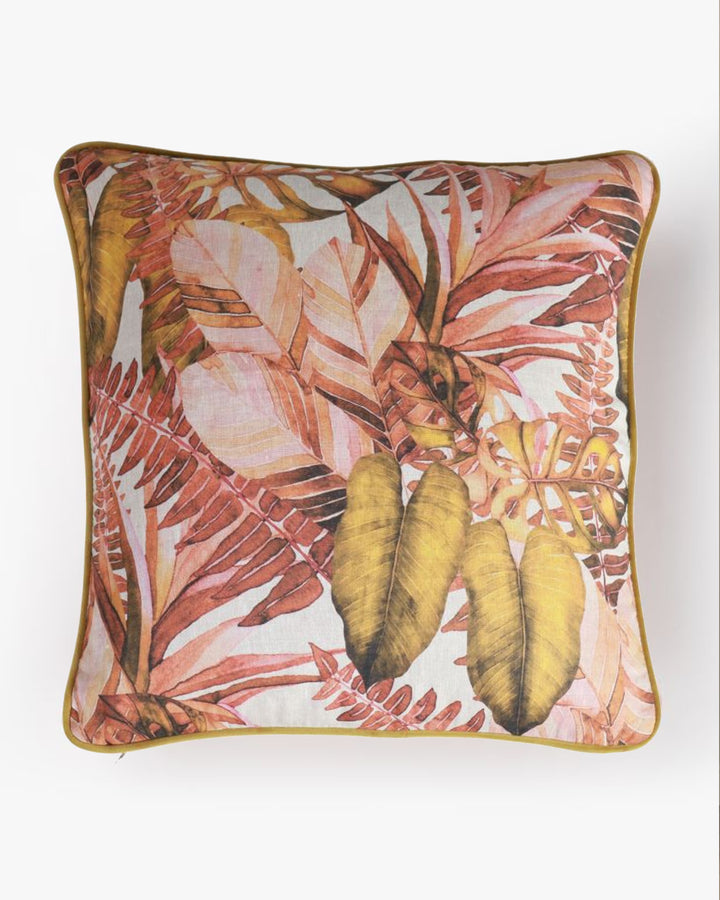 Blush Leaf cushion