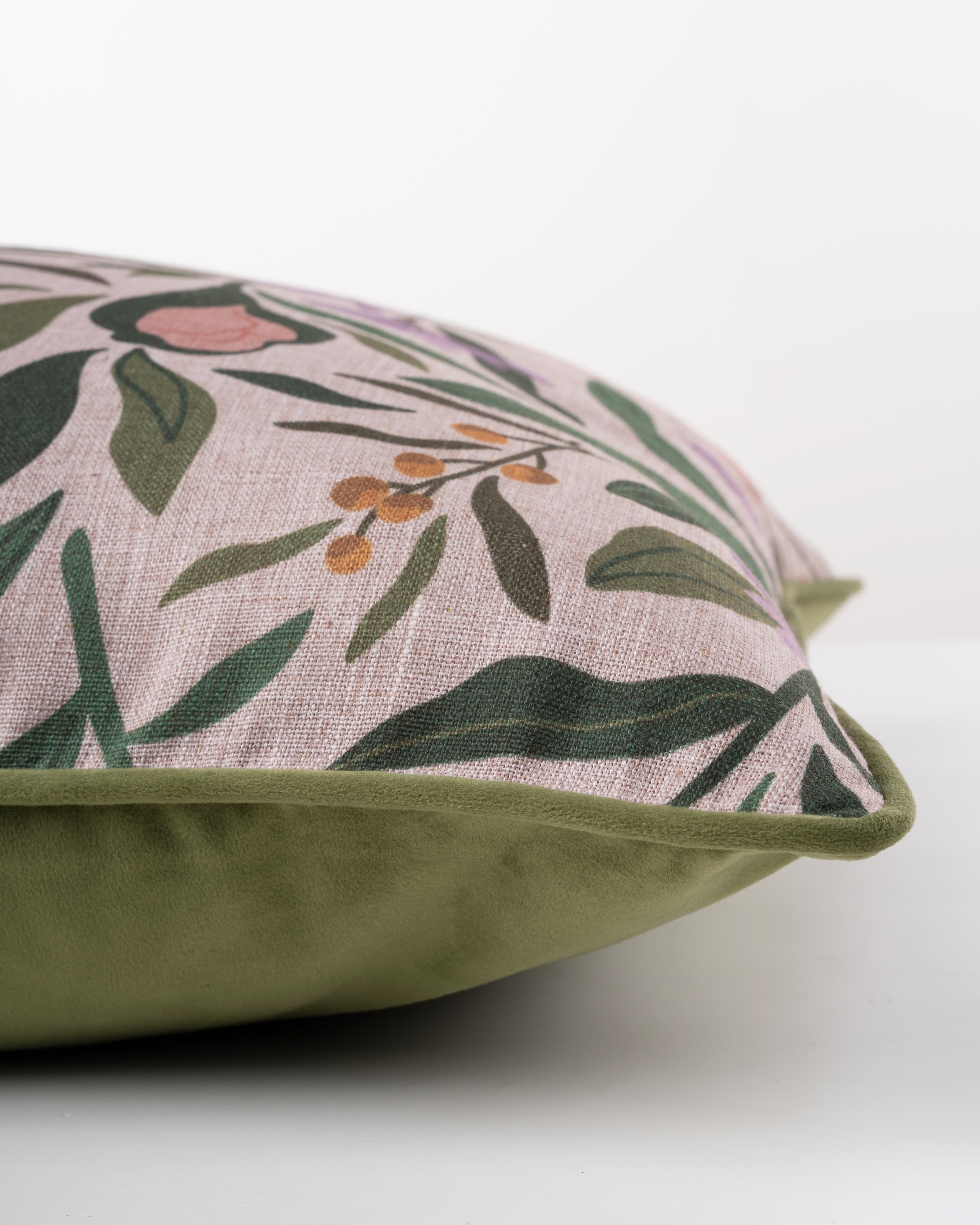 Pink Rose Bud Cushion