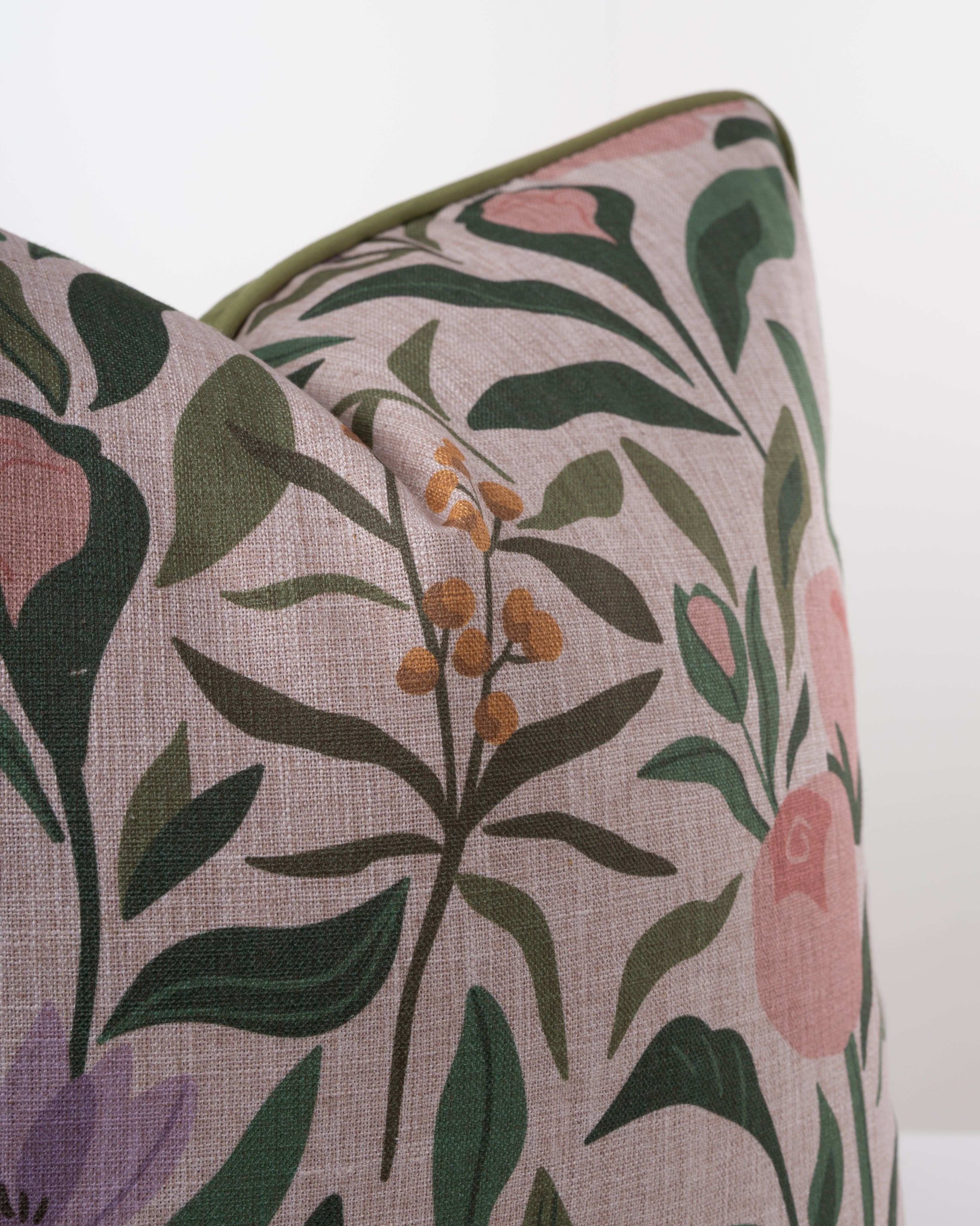 Pink Rose Bud Cushion