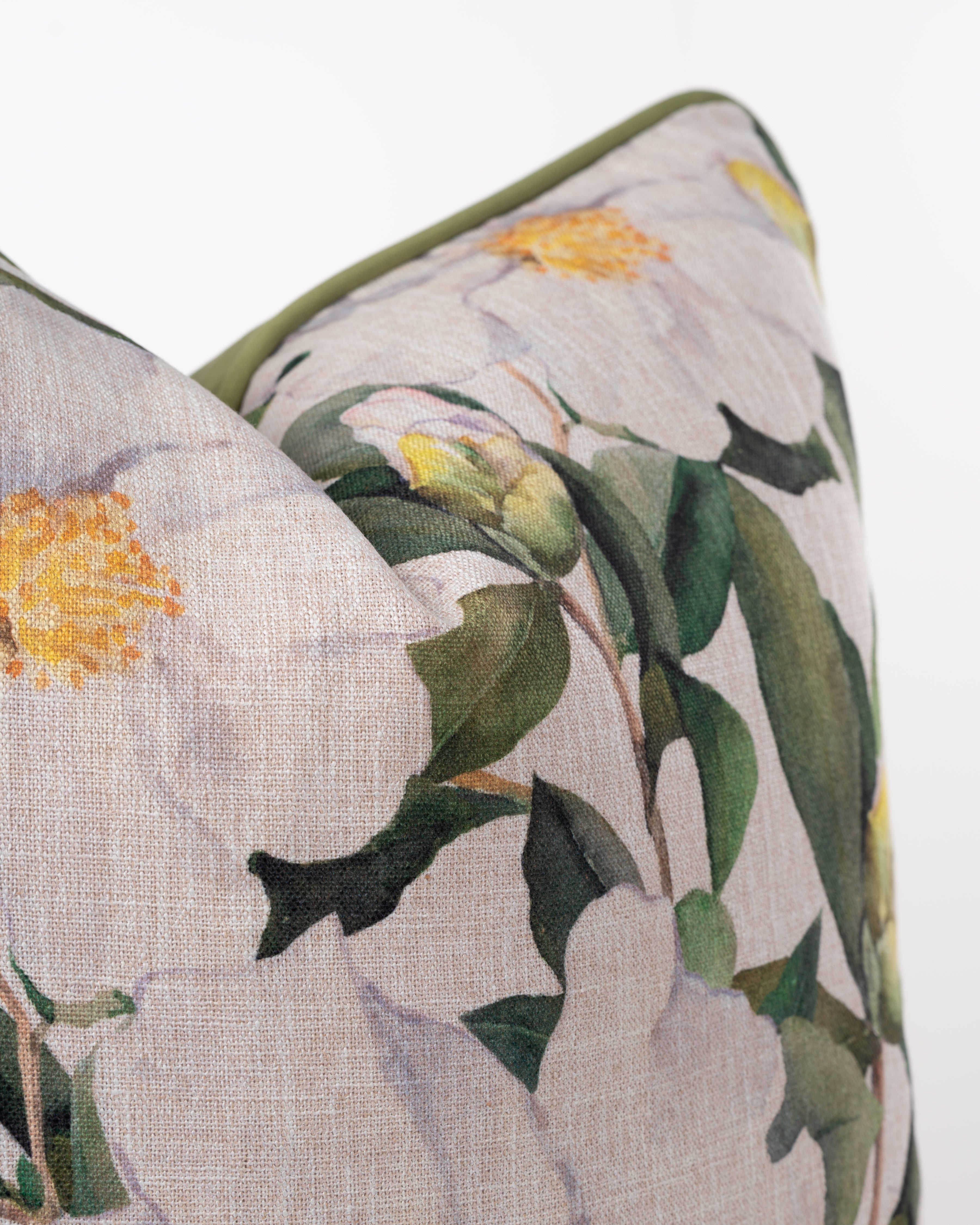 White Flower cushion