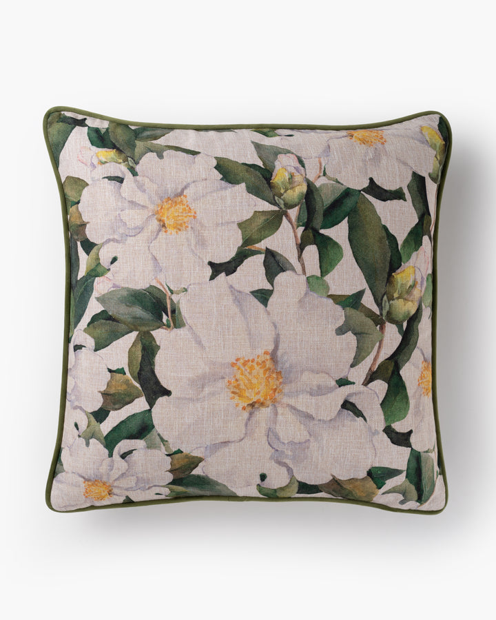 White Flower cushion