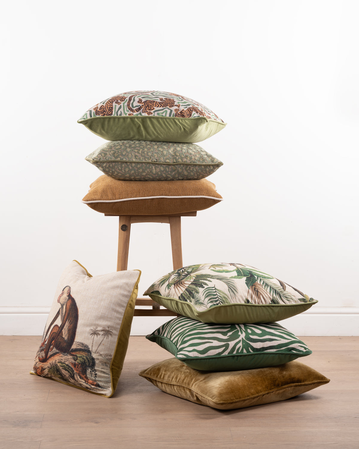 Tropical Greens Cushion