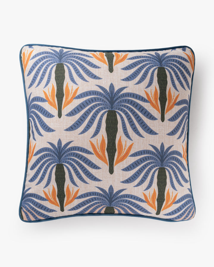 Sapphire Palm Cushion