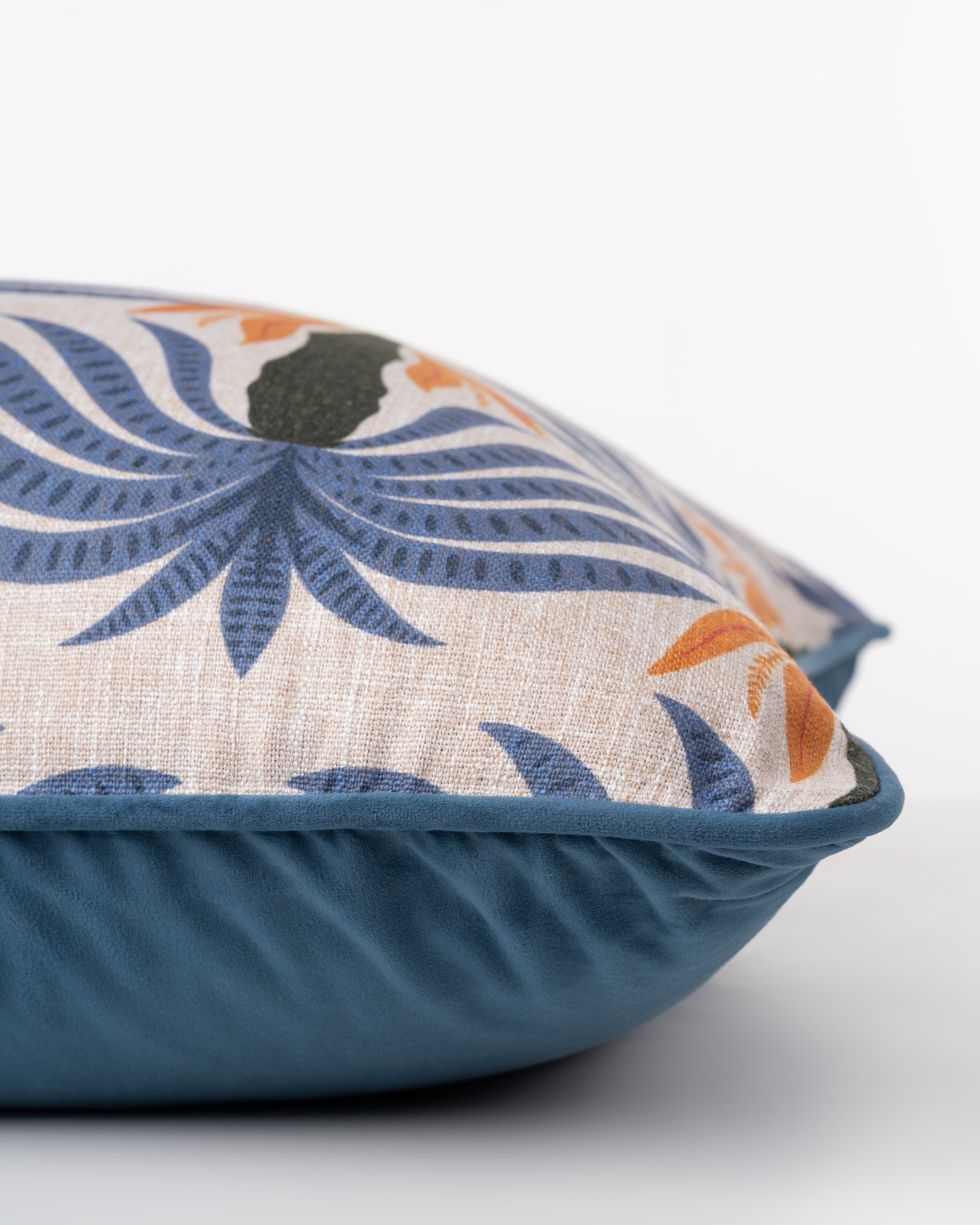 Sapphire Palm Cushion