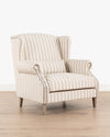 Lille Loveseat | Cream Stripe
