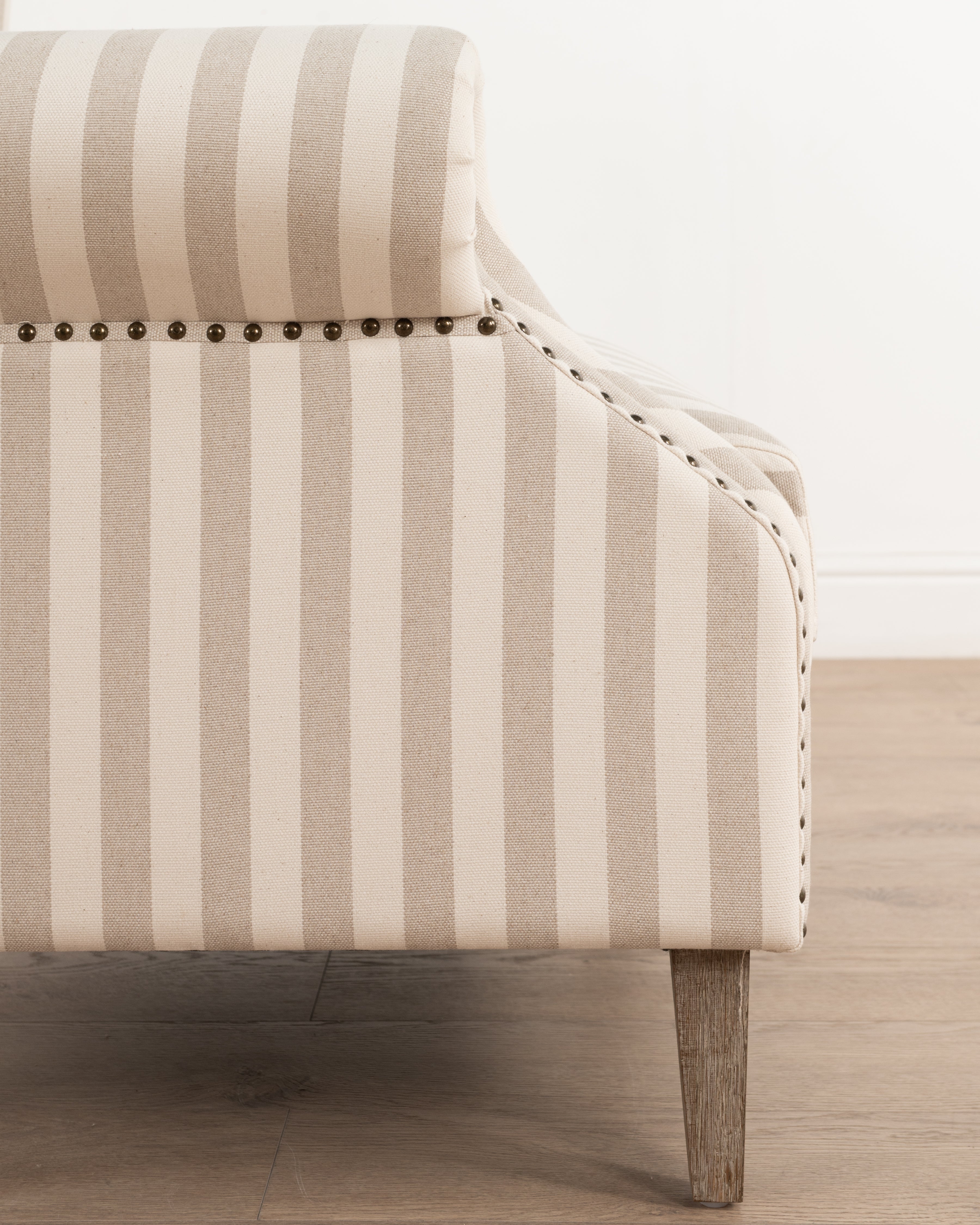 Lille Loveseat | Cream Stripe