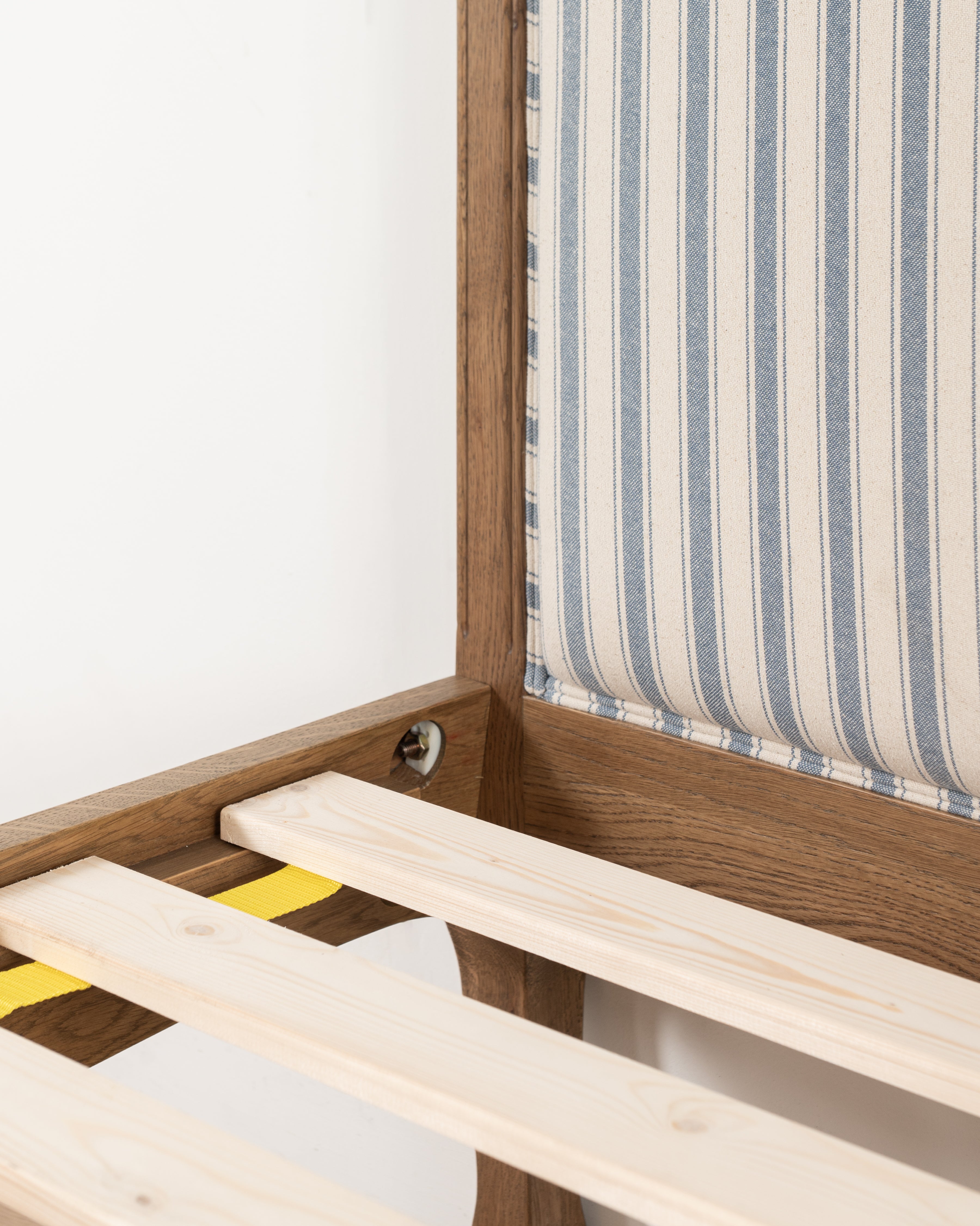 Grace Bed | King | Blue Stripe