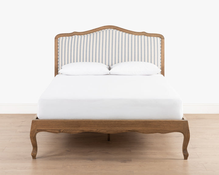 Grace Bed | Queen XL | Blue Stripe