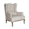 Marie Slipcover Wingback Chair | Linen