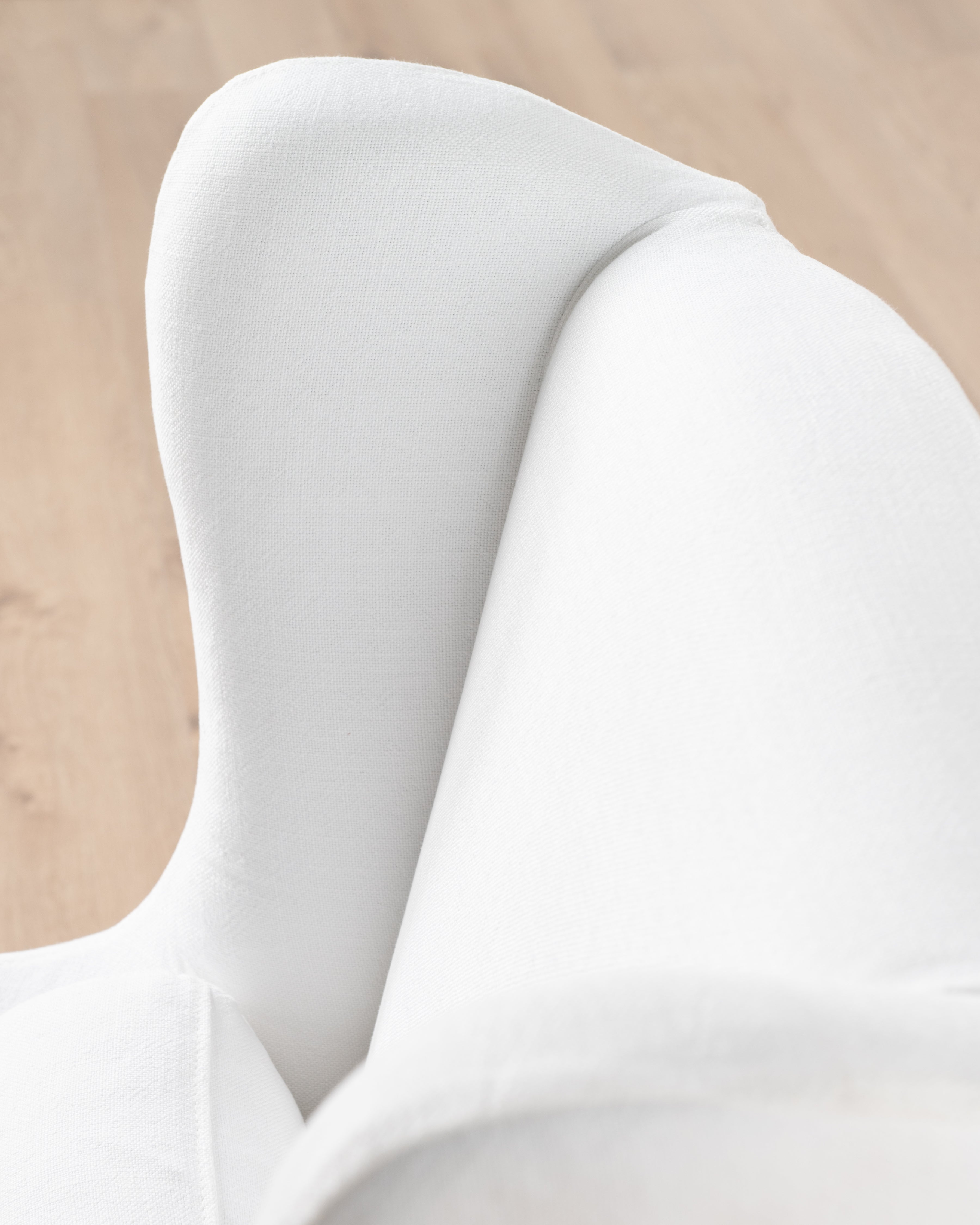Marie Slipcover Wingback Chair | Cream