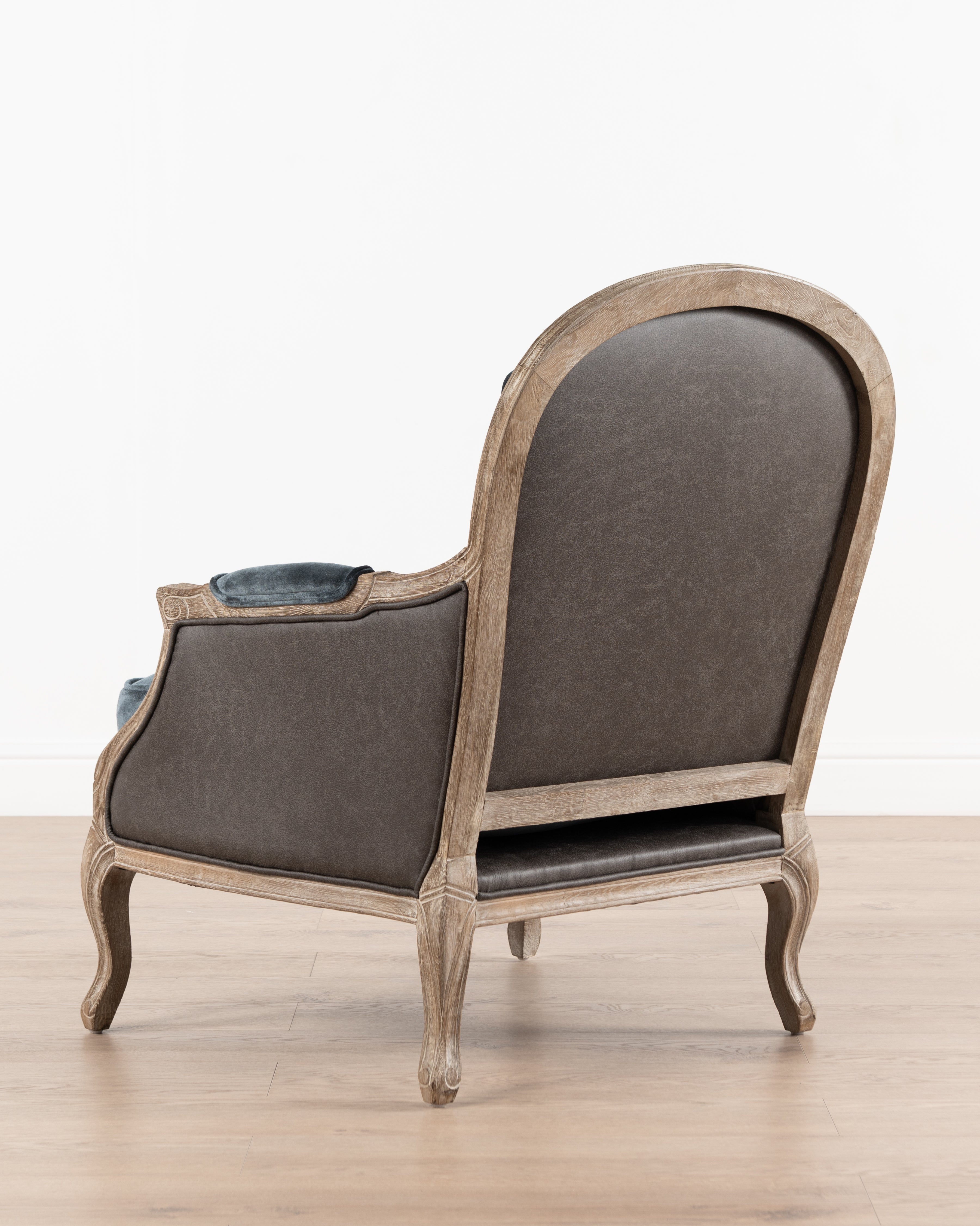 Penelope Accent Chair | Brown PU