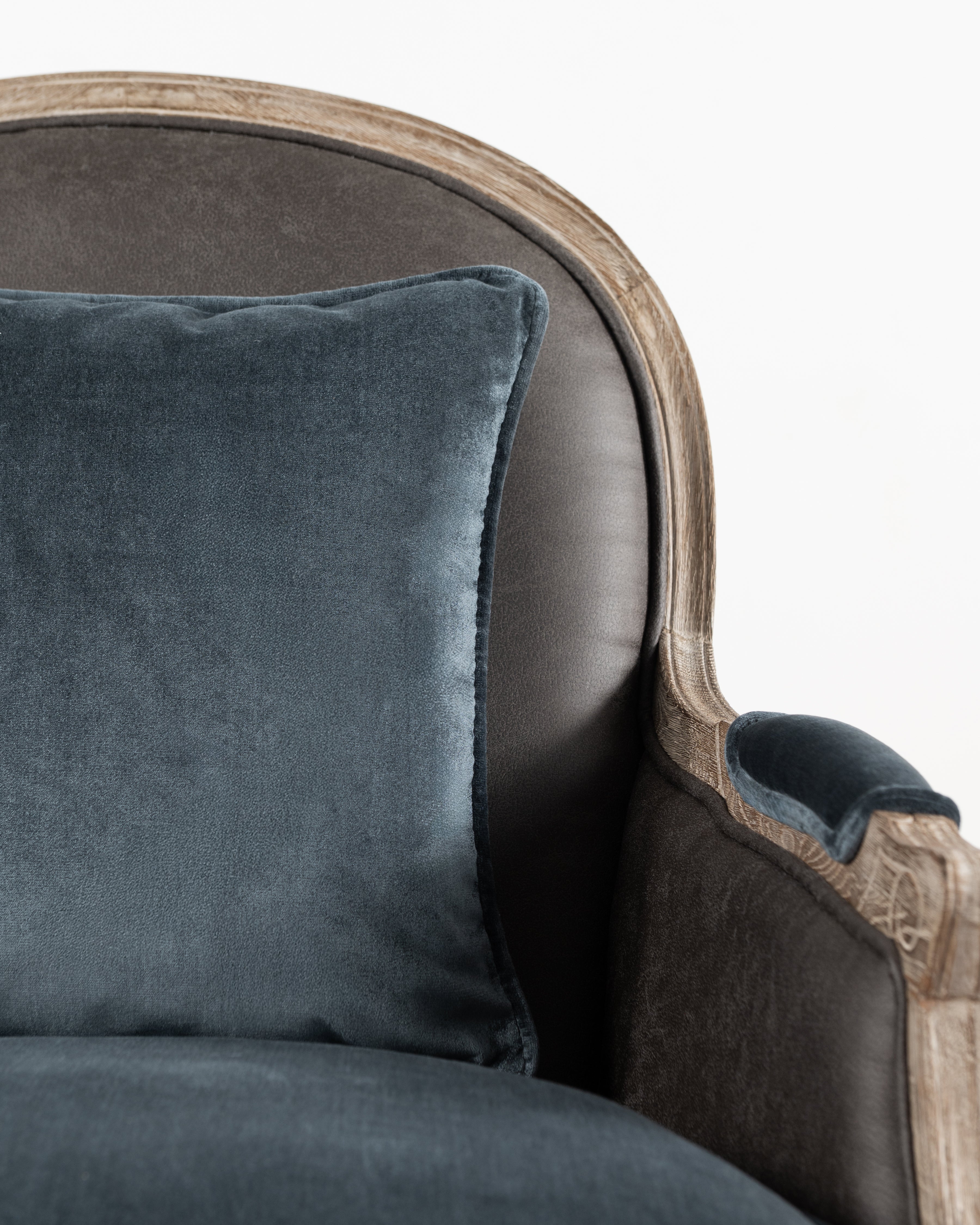 Penelope Accent Chair | Brown PU