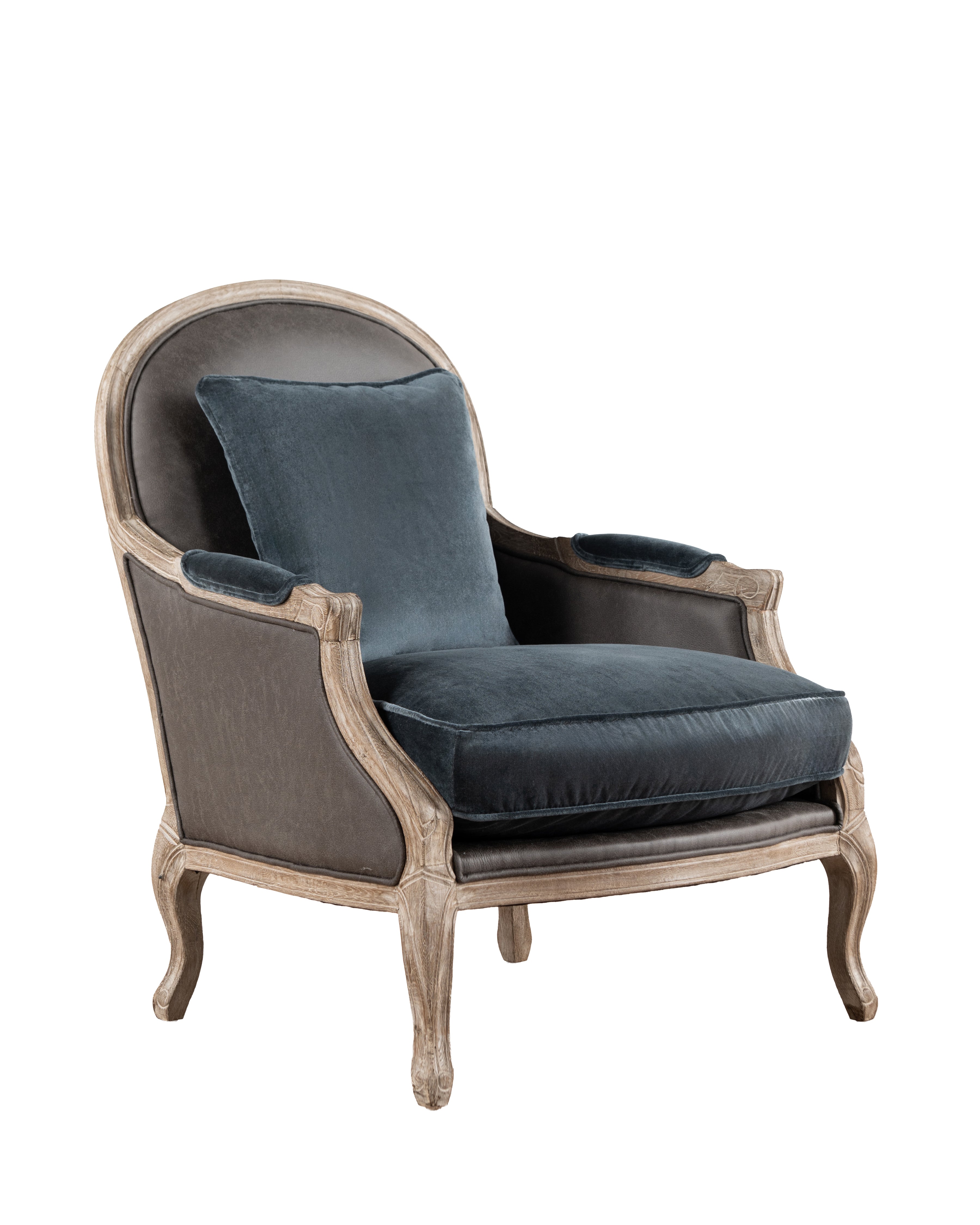 Penelope Accent Chair | Brown PU