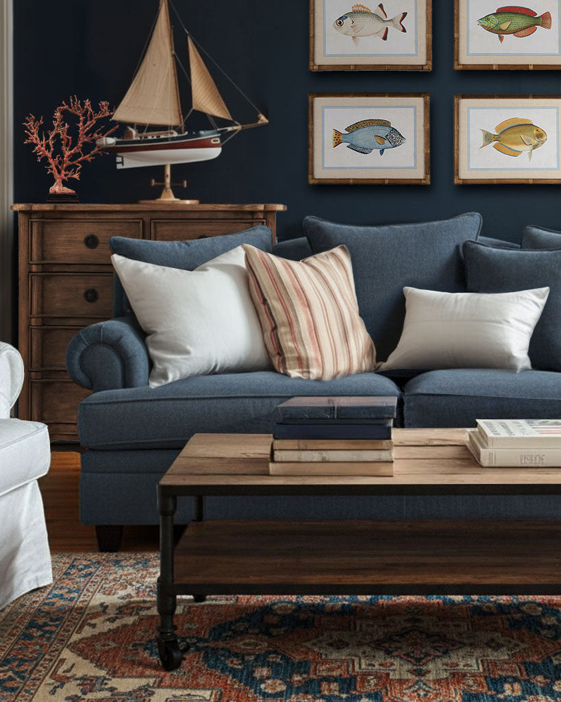 Lucerne 3.5-Seater Signature Sofa | Blue