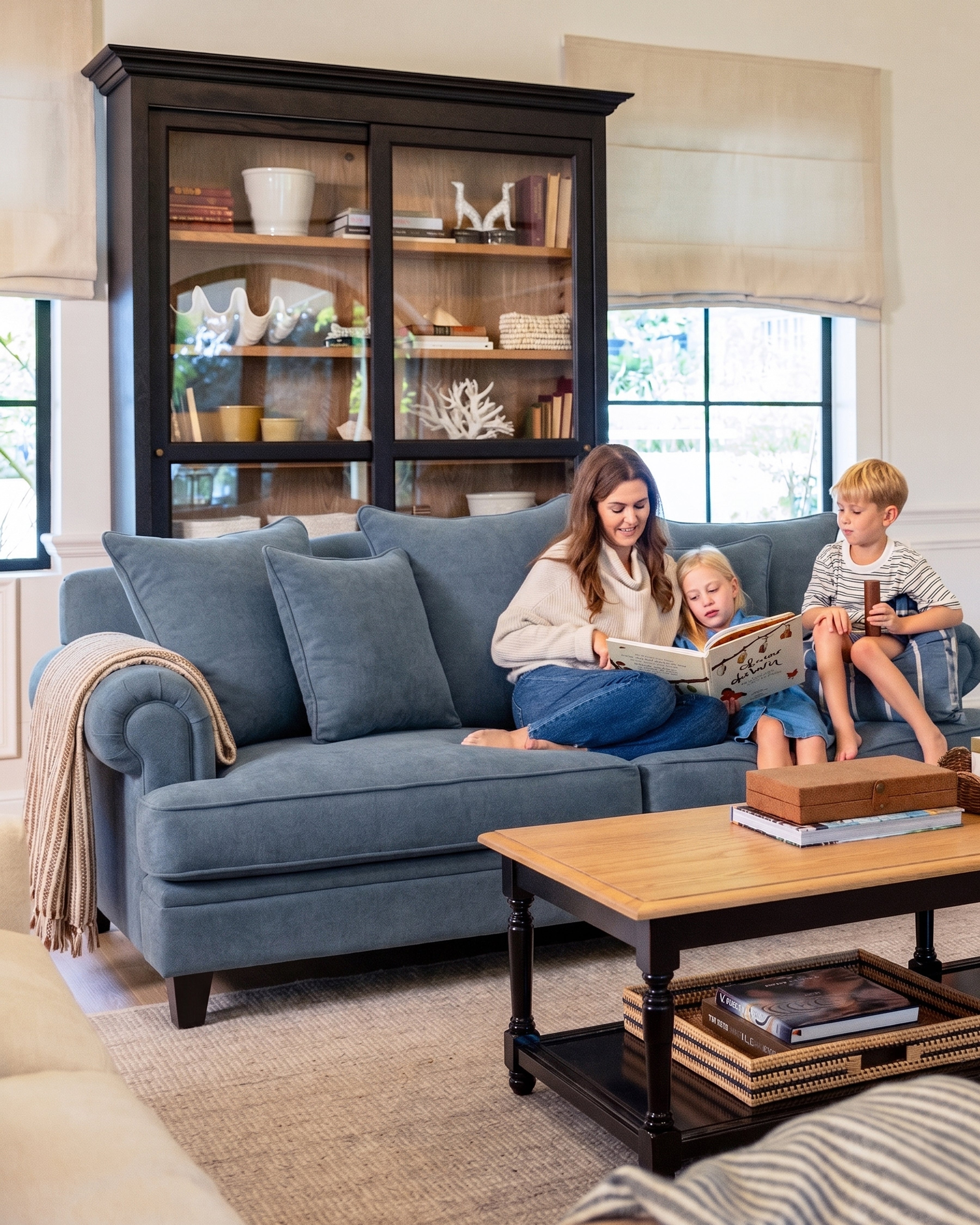 Lucerne 4-Seater Signature Sofa | Blue