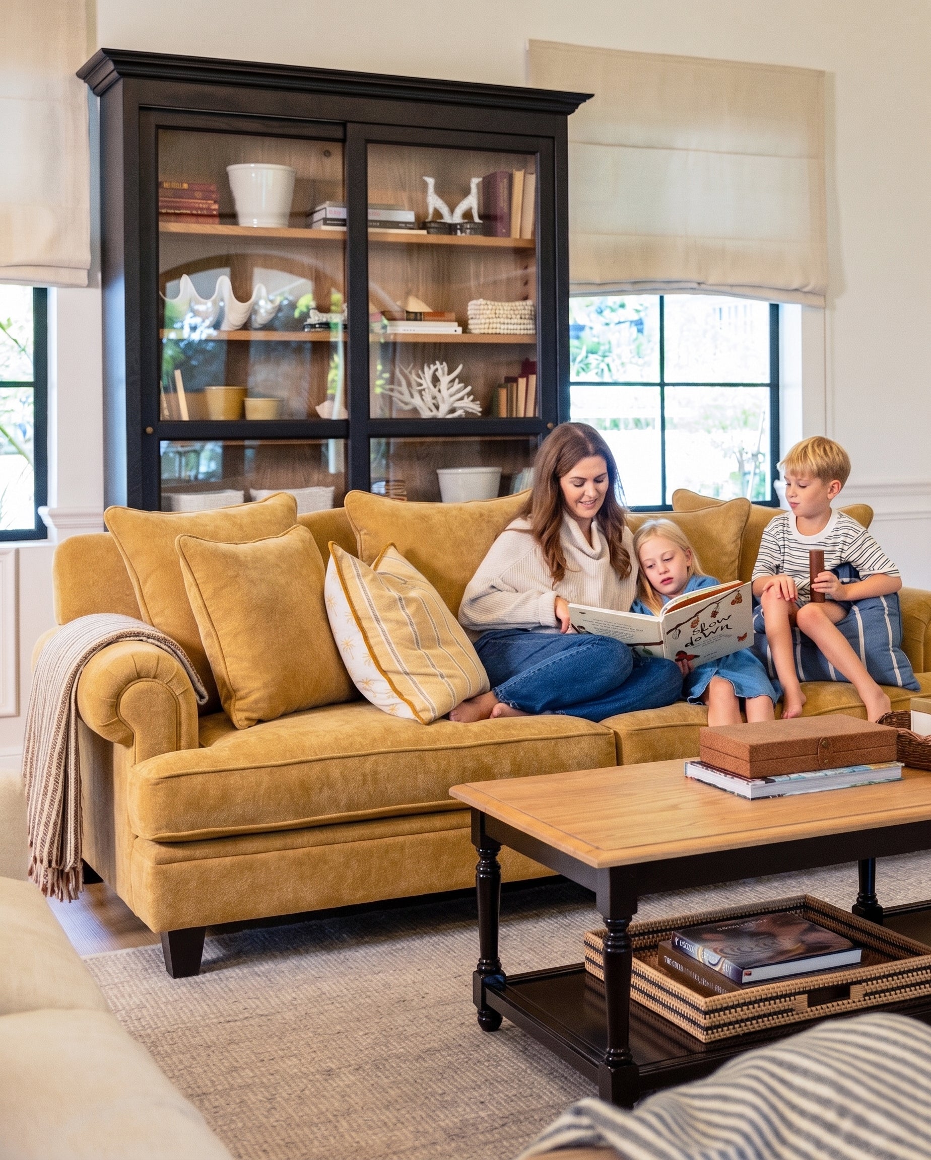 Lucerne 4-Seater Signature Sofa | Mustard
