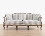 Bergere Sofa | Blue Stripe