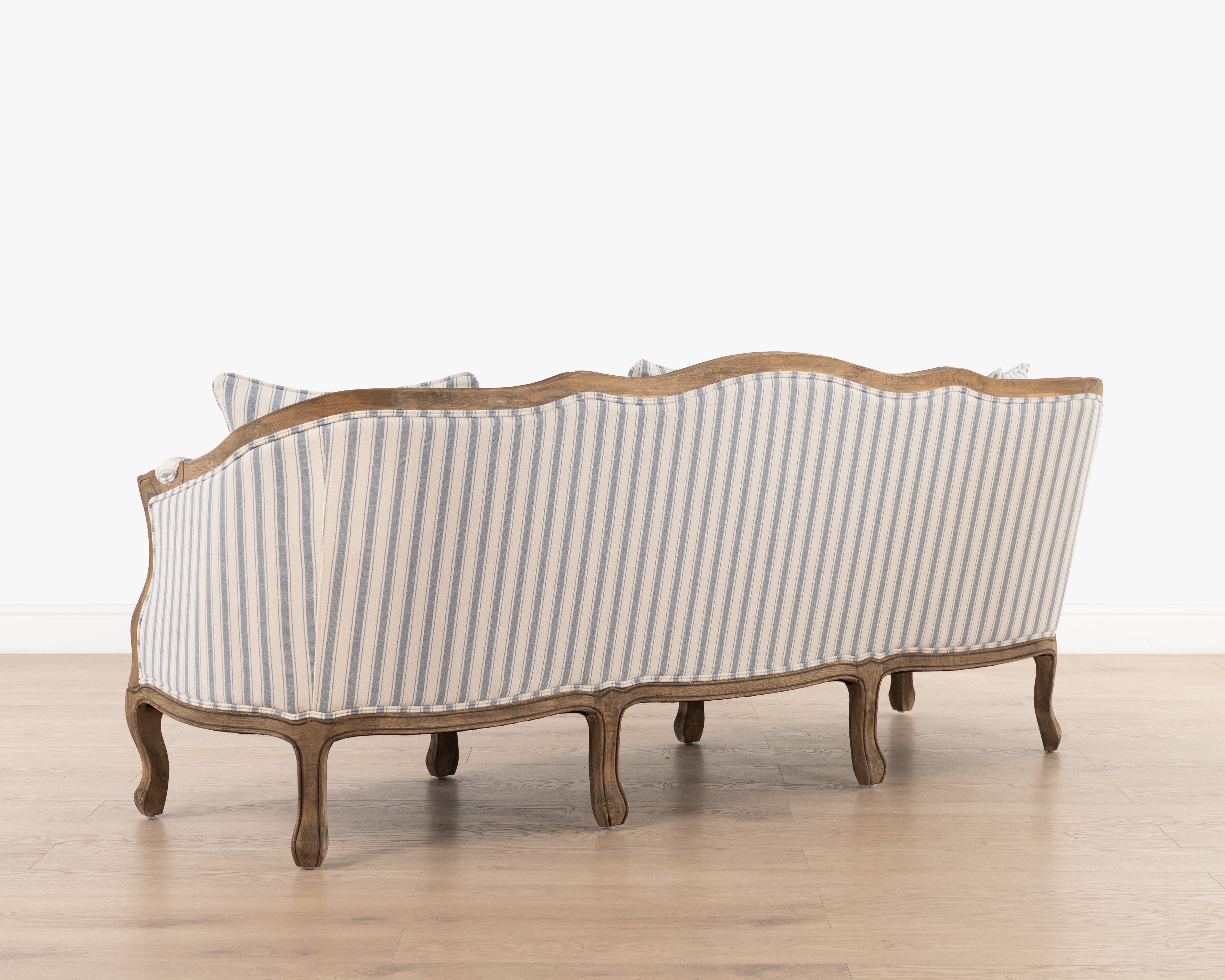 Bergere Sofa | Blue Stripe