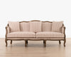 Bergere Sofa | Red Stripe