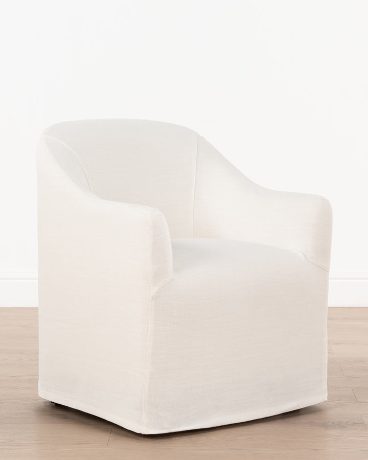 Remington Slipcover Armchair | Cream