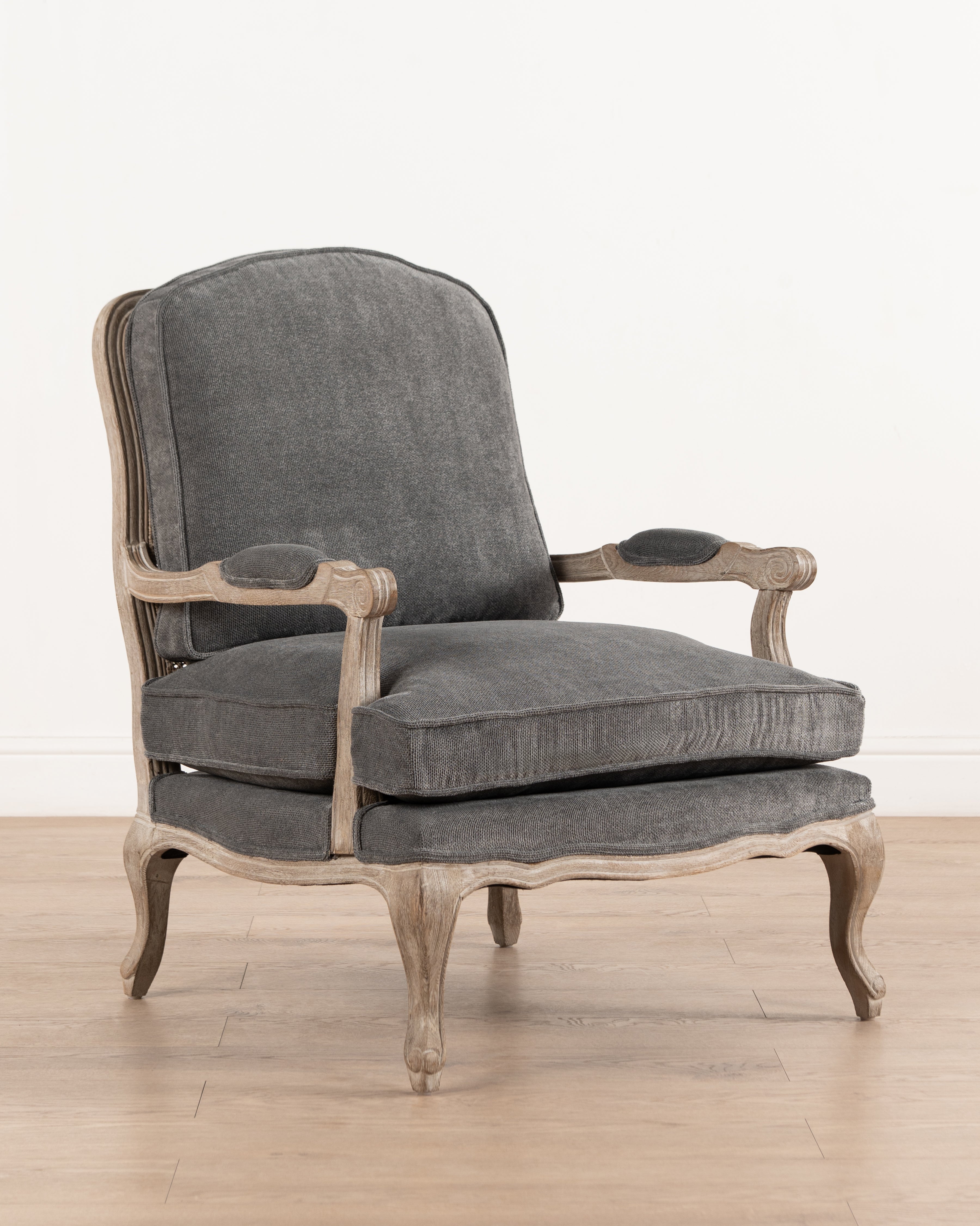 Bodine Bergere Chair | Charcoal