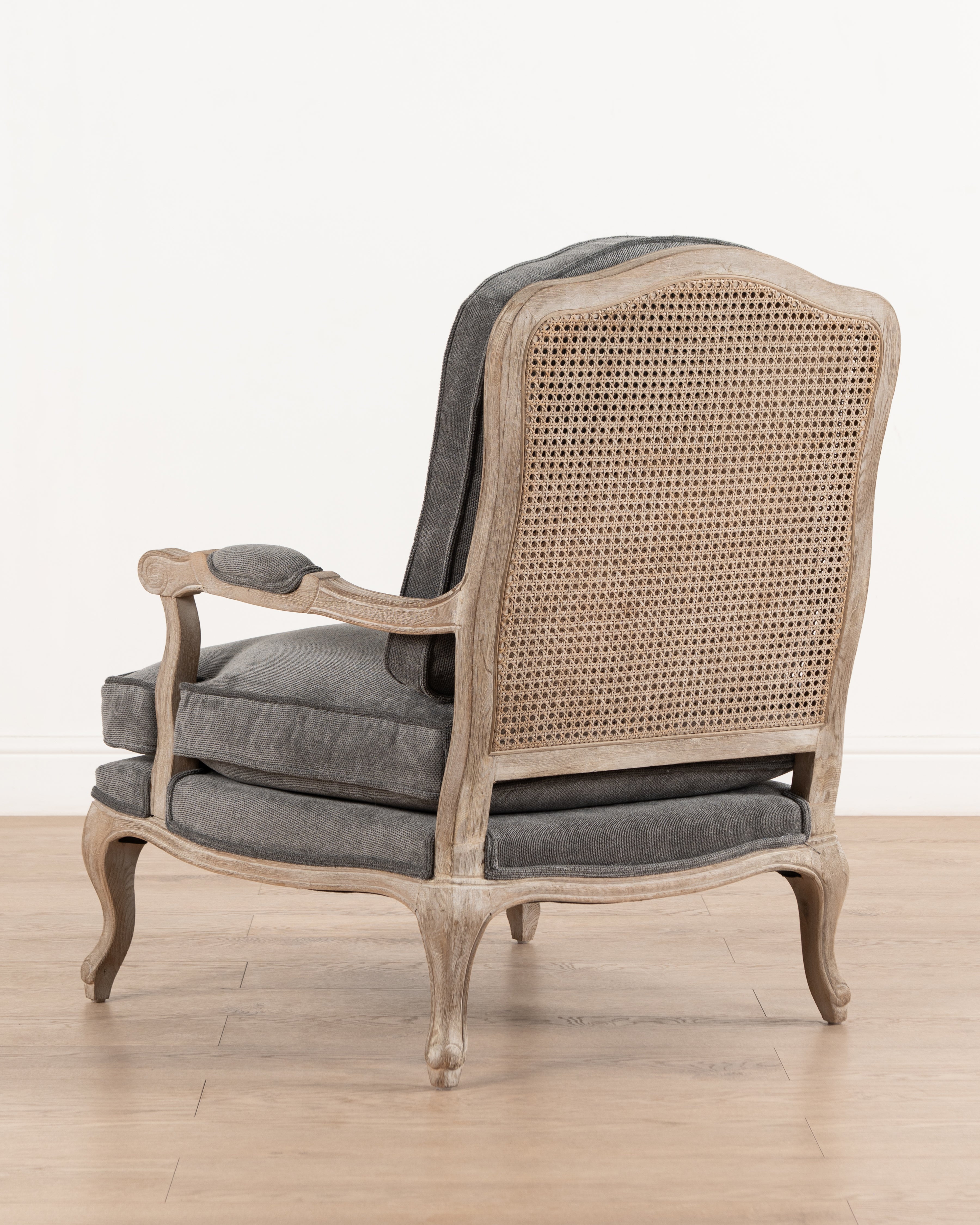 Bodine Bergere Chair | Charcoal