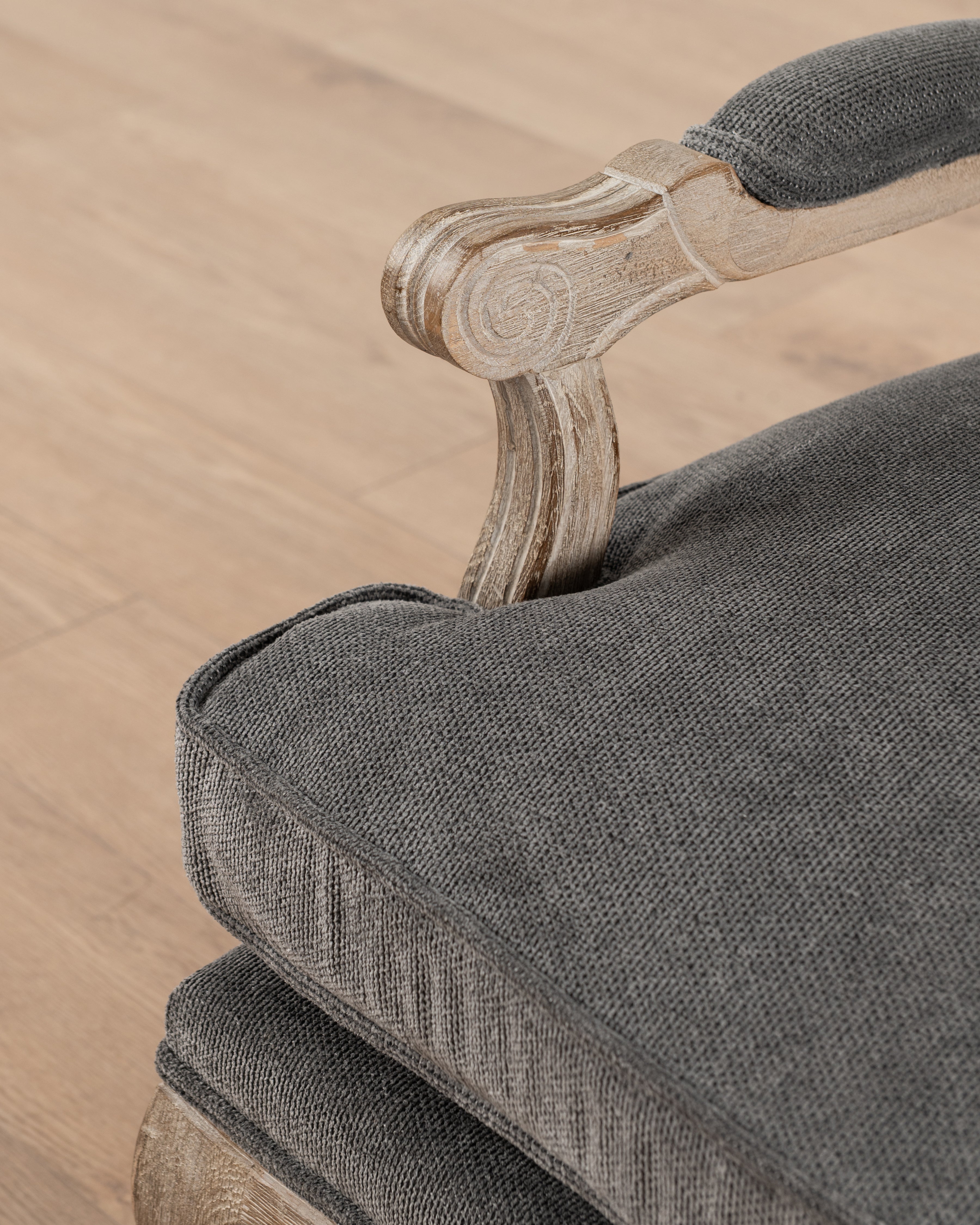 Bodine Bergere Chair | Charcoal