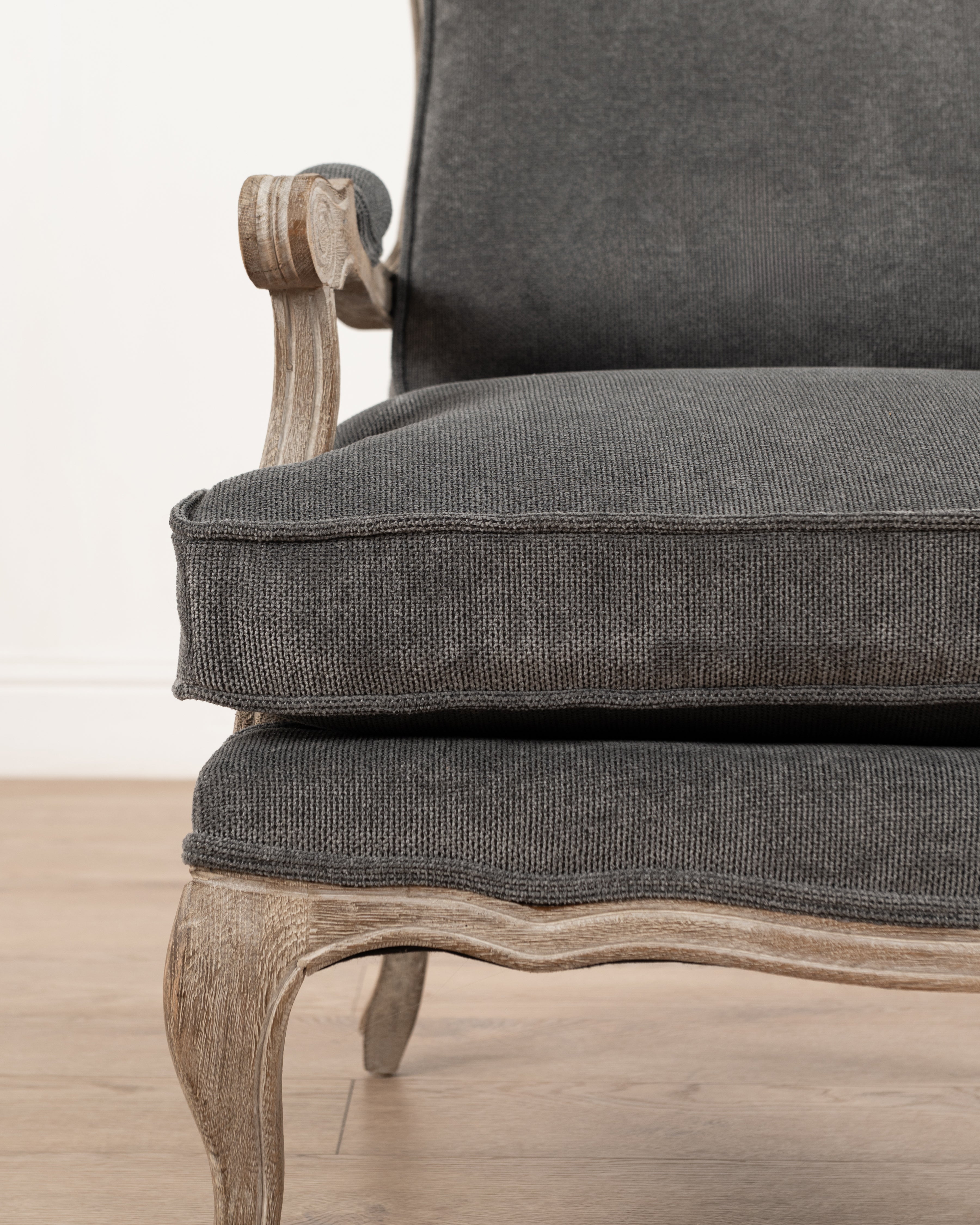 Bodine Bergere Chair | Charcoal