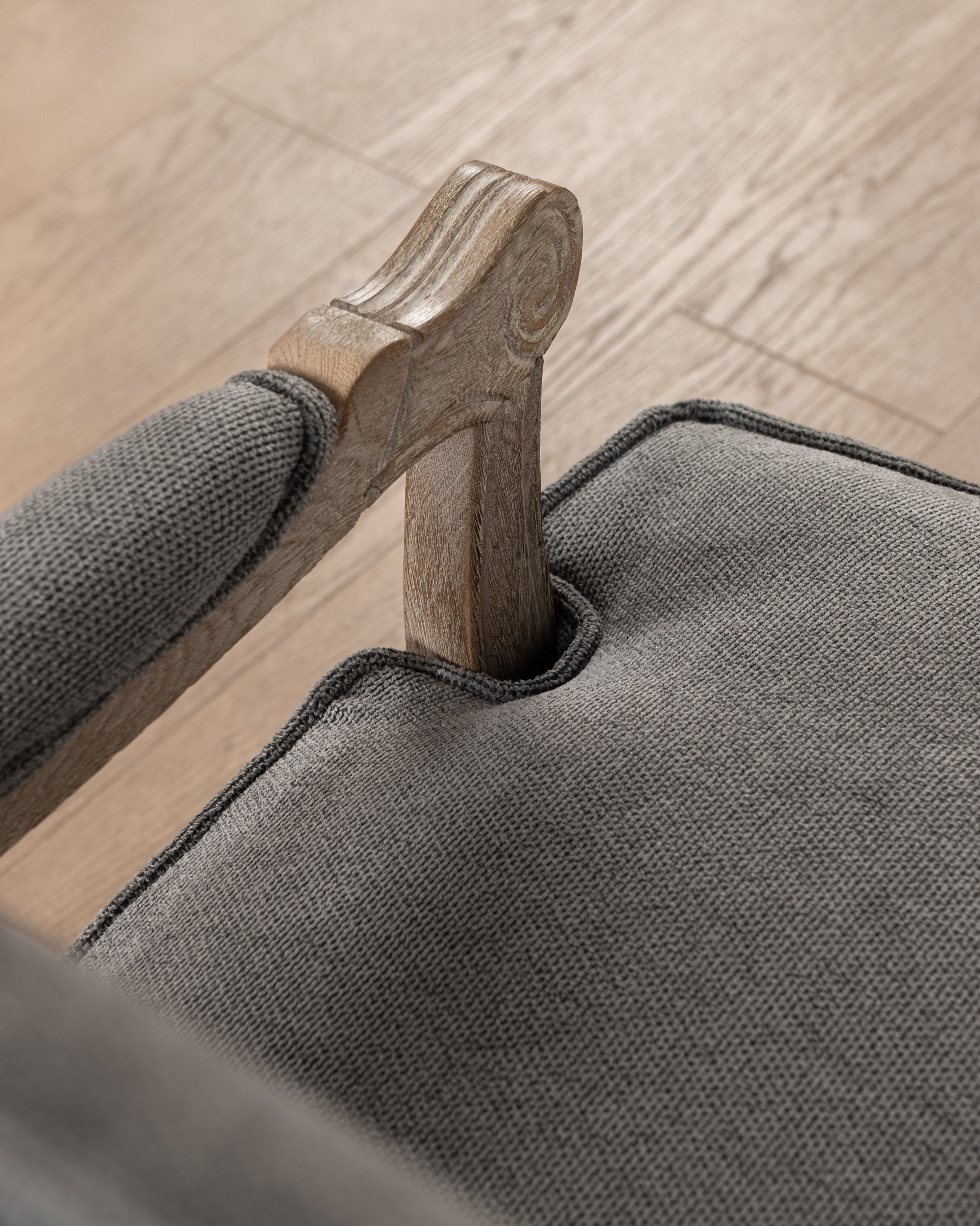 Bodine Bergere Chair | Charcoal